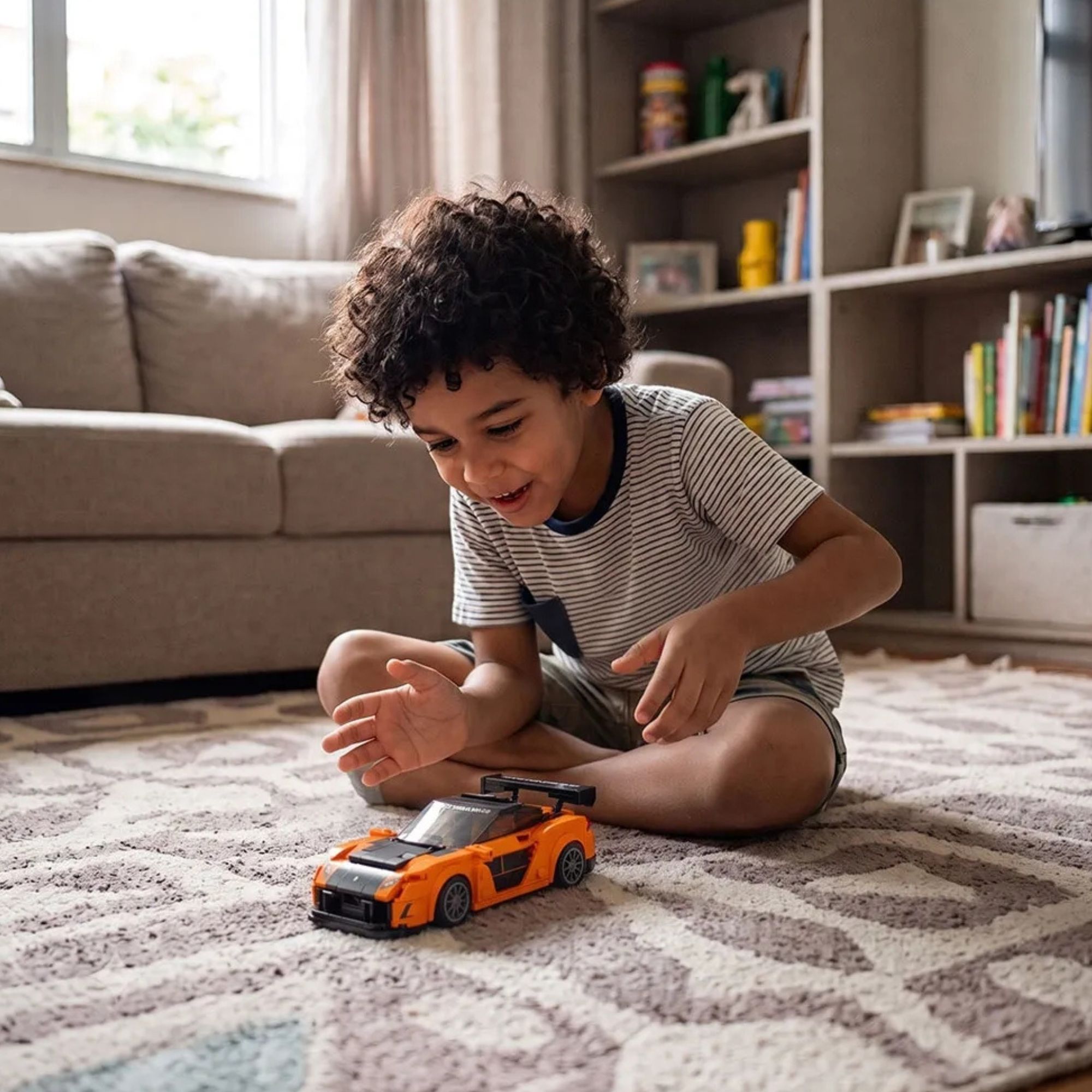 Blocos de Montar Cubic Carro Turbo Racer 346 Peças Multikids - BR2624