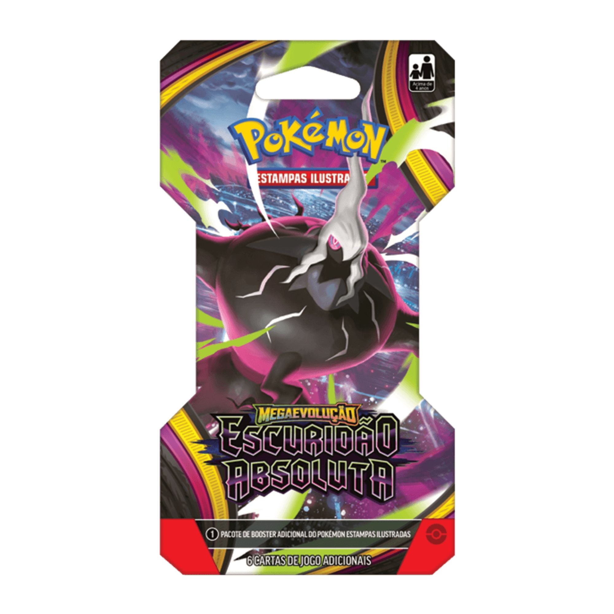 Pokemon Blister Unitário ME05 Escuridão Absoluta (Caixa com 24 unidades) Copag - 36889