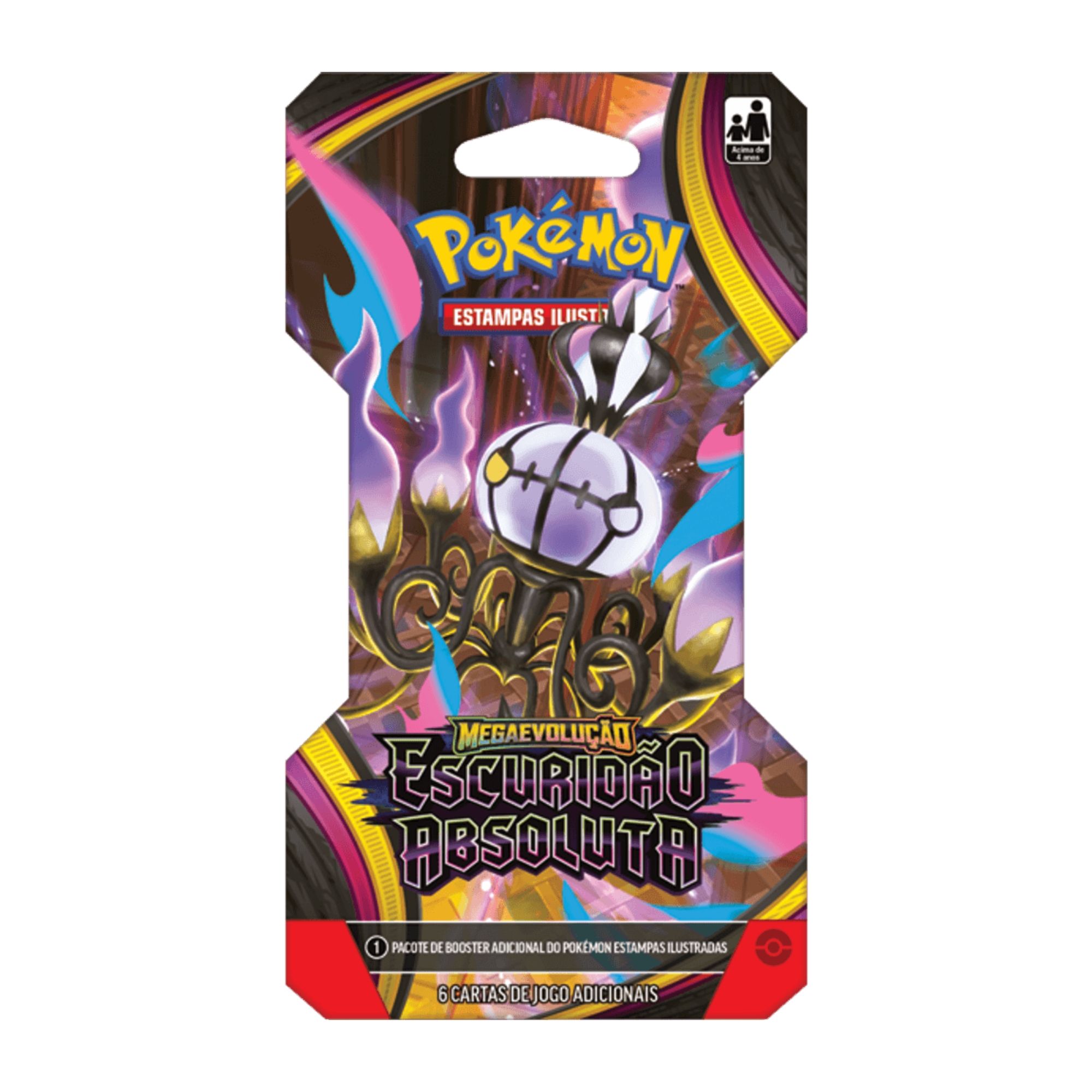 Pokemon Blister Unitário ME05 Escuridão Absoluta (Caixa com 24 unidades) Copag - 36889