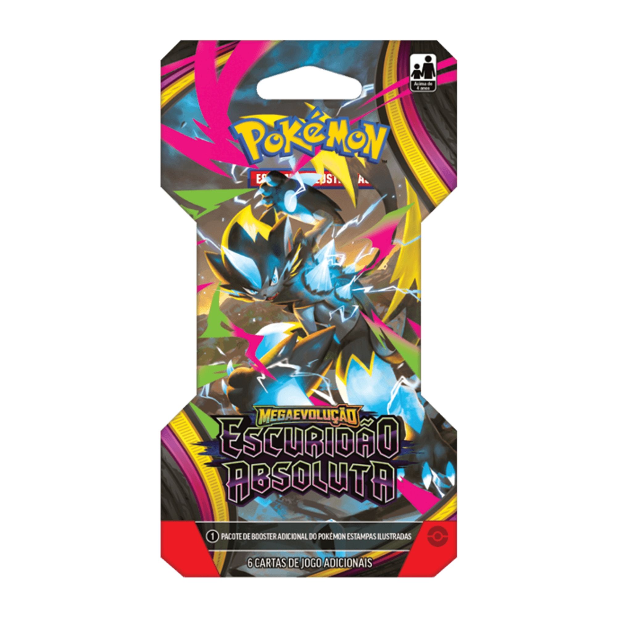 Pokemon Blister Unitário ME05 Escuridão Absoluta (Caixa com 24 unidades) Copag - 36889