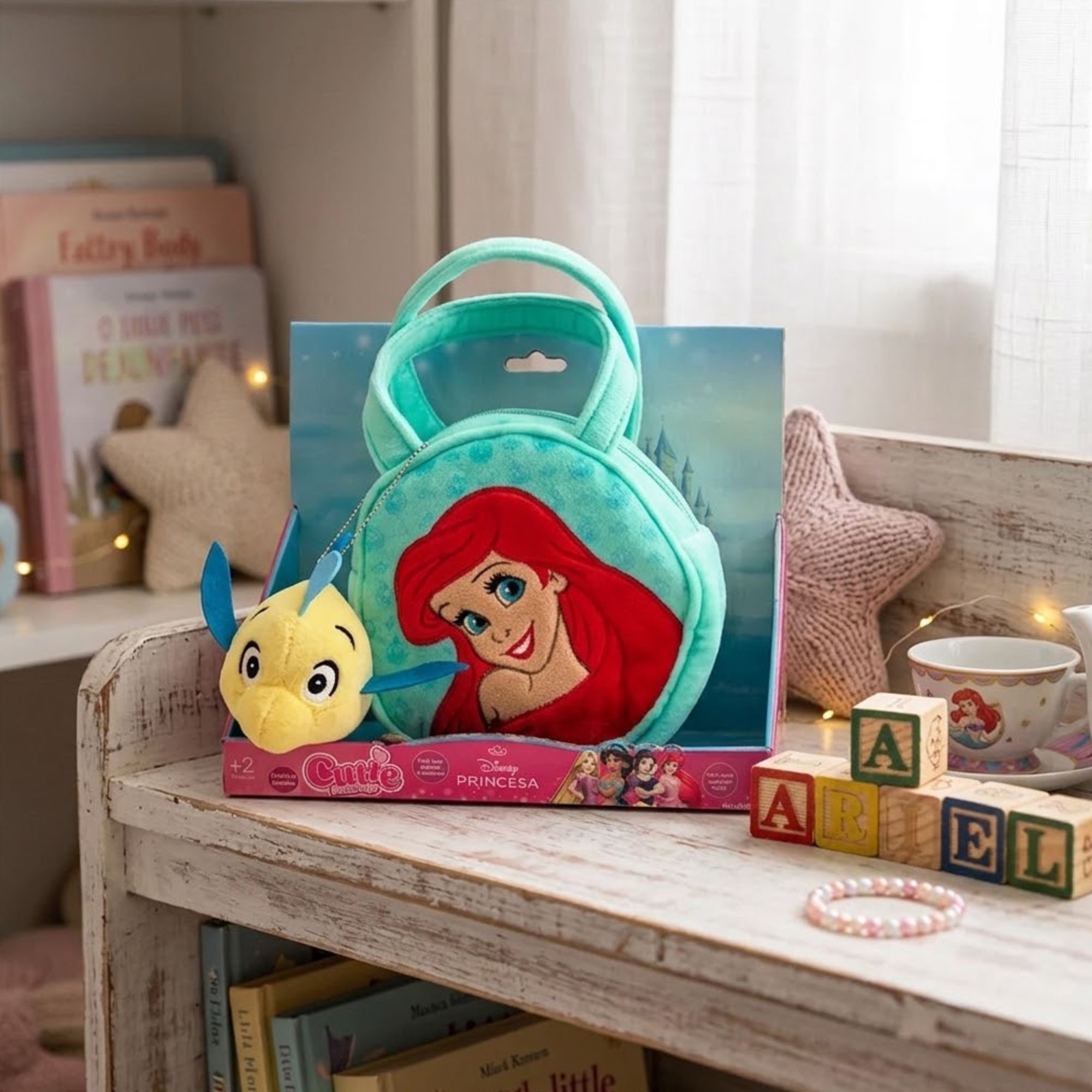 Bolsa Infantil Disney Princesa Ariel Cutie Handbags Multikids - BR2586