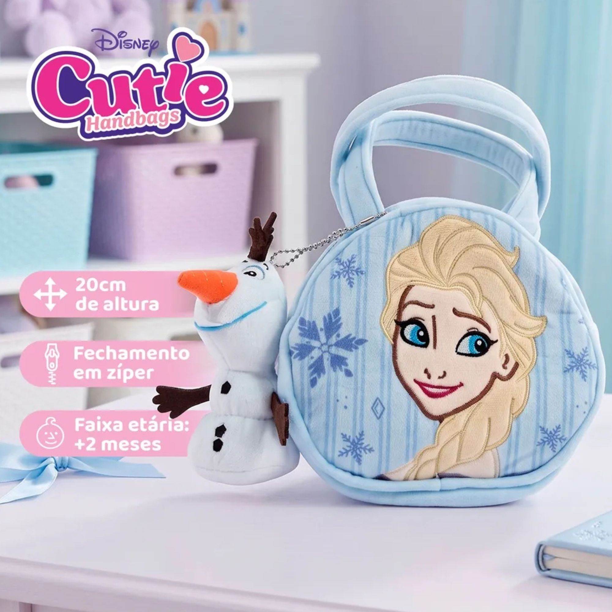 Bolsa Infantil Disney Frozen Elsa Cutie Handbags Multikids - BR2587