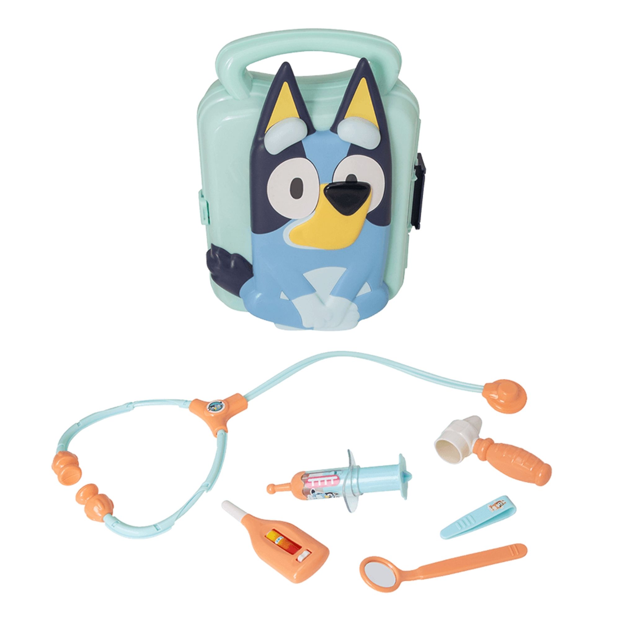 Kit Médico Maleta com Acessórios de Exame e Primeiros Socorros Dr. Bluey Multikids - BR2731