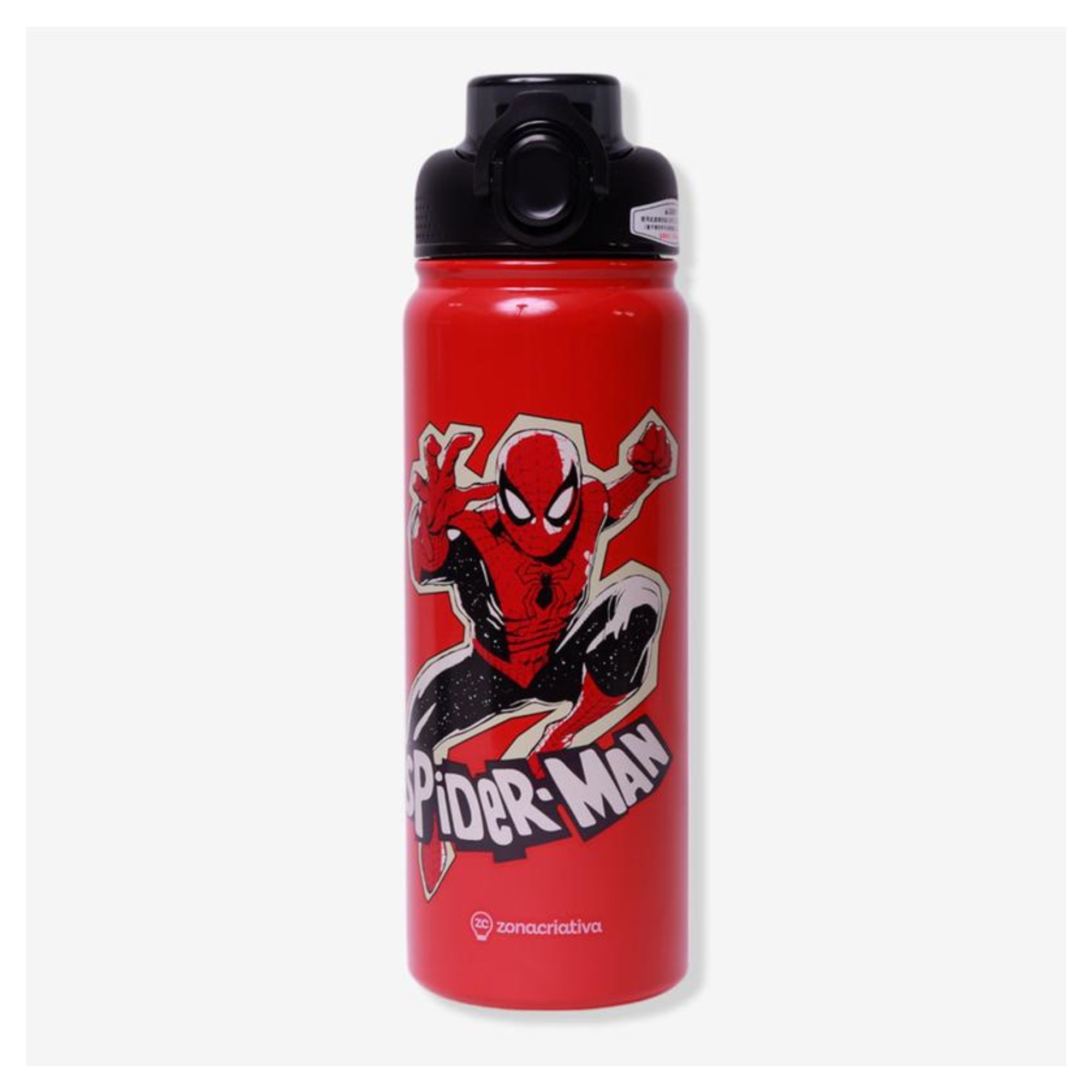 Garrafa Galaxy 650ml Spider Man Homem Aranha Zona Criativa - 10073506