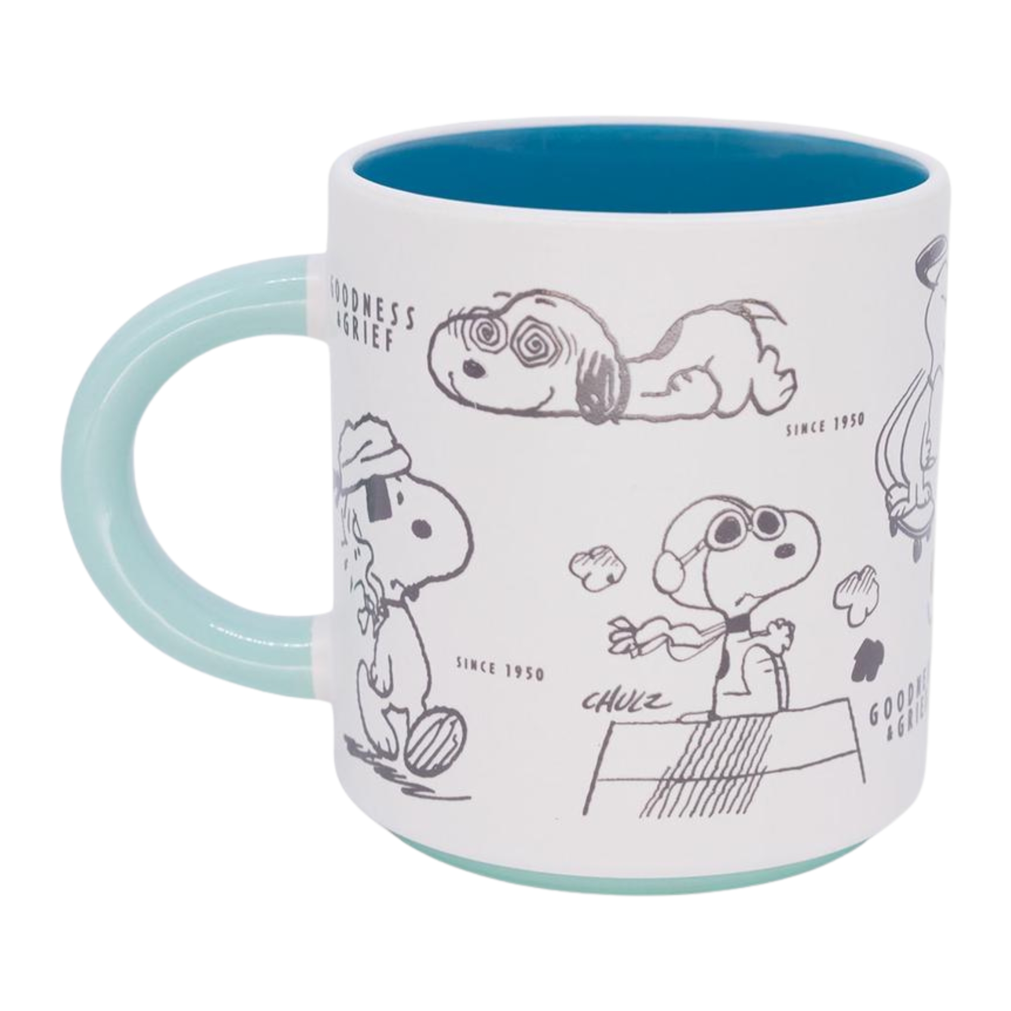 Caneca Grafite 500ml Snoopy Zona Criativa - 10026951