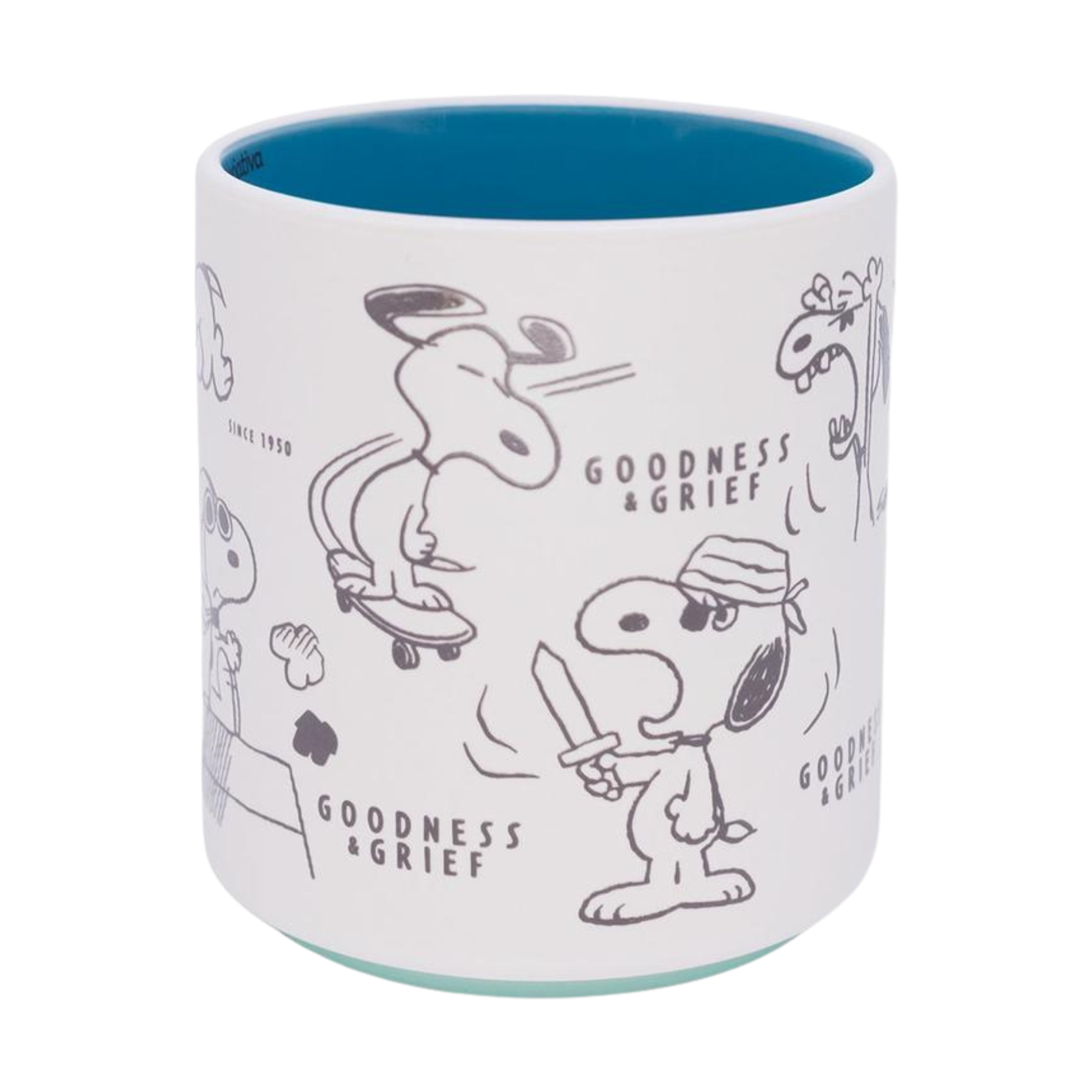 Caneca Grafite 500ml Snoopy Zona Criativa - 10026951