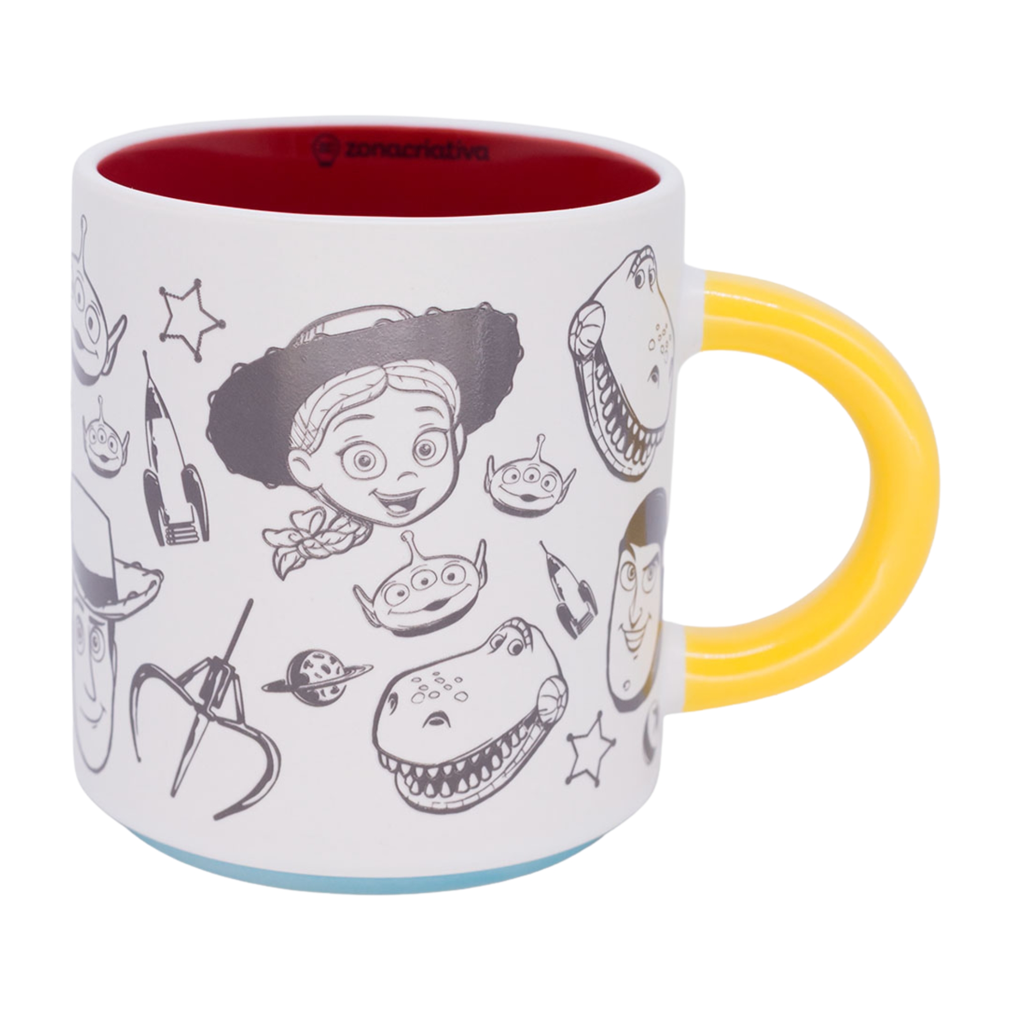 Caneca Grafite 500ml Toy Story Zona Criativa - 10026956