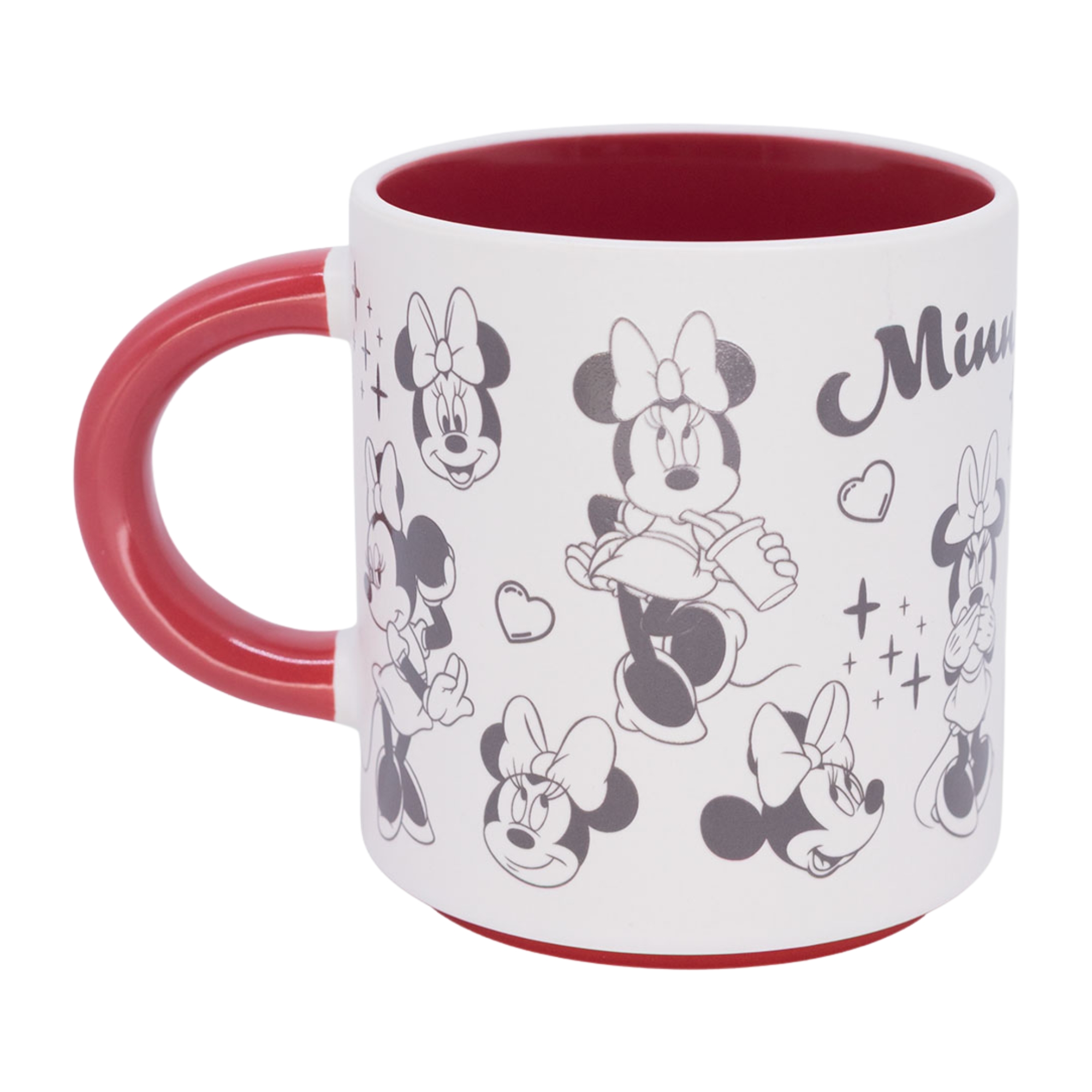 Caneca Grafite 500ml Minnie Mouse Zona Criativa - 10026955