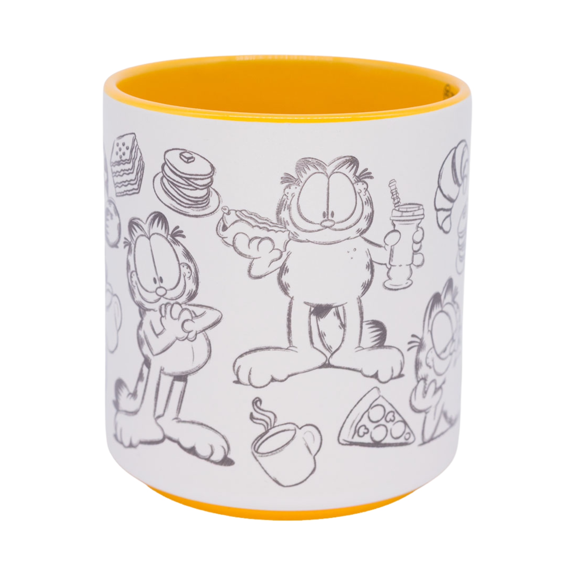 Caneca Grafite 500ml Garfield Zona Criativa - 10026960