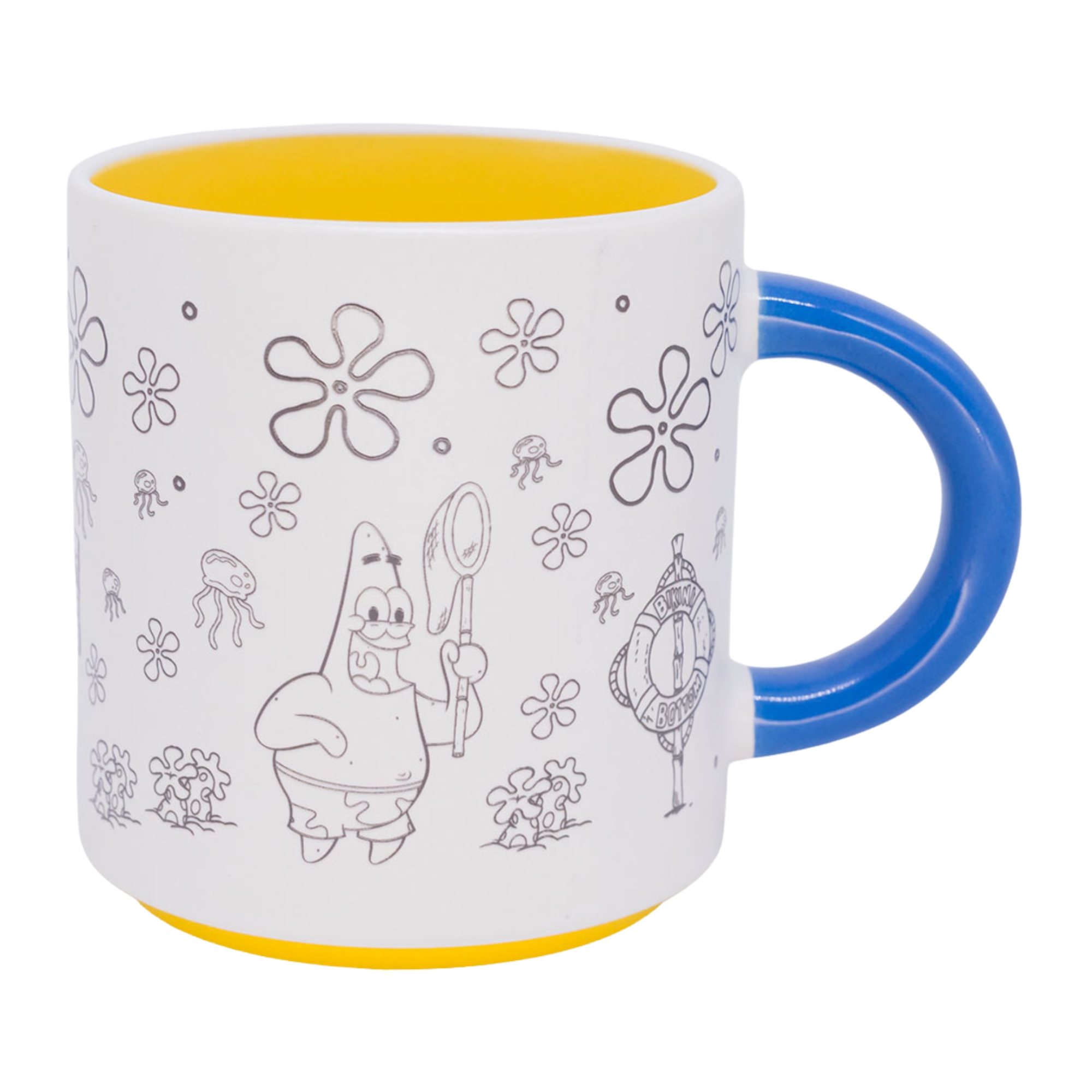 Caneca Grafite 500ml Bob Esponja Zona Criativa - 10026963