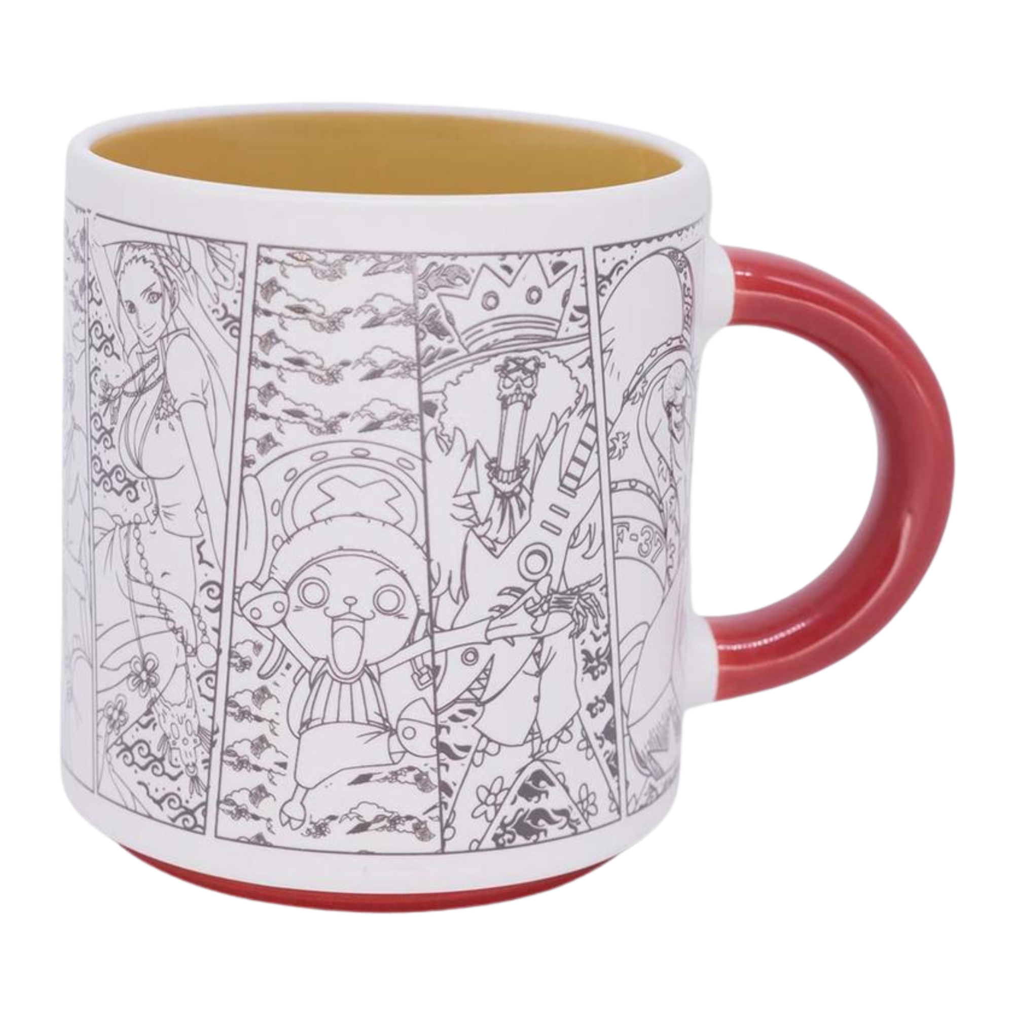 Caneca Grafite 500ml One Piece Zona Criativa - 10026974