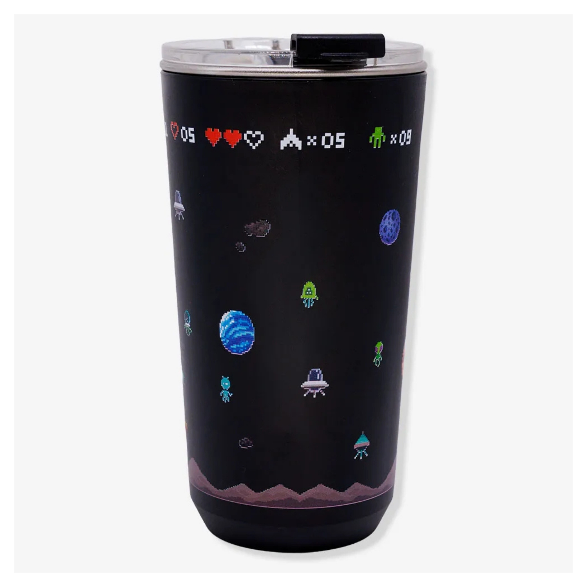 Copo Sky Black Play Space 500ml Zona Criativa - 10027335