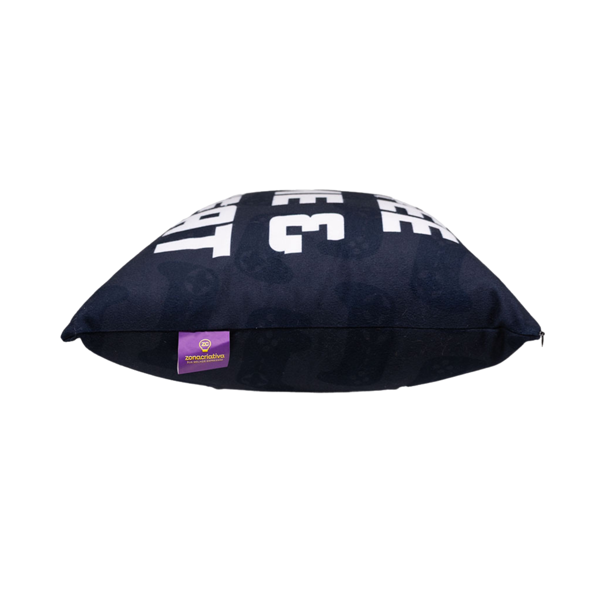Almofada Fibra Veludo 40x40cm Game Repeat Zona Criativa - 10065696