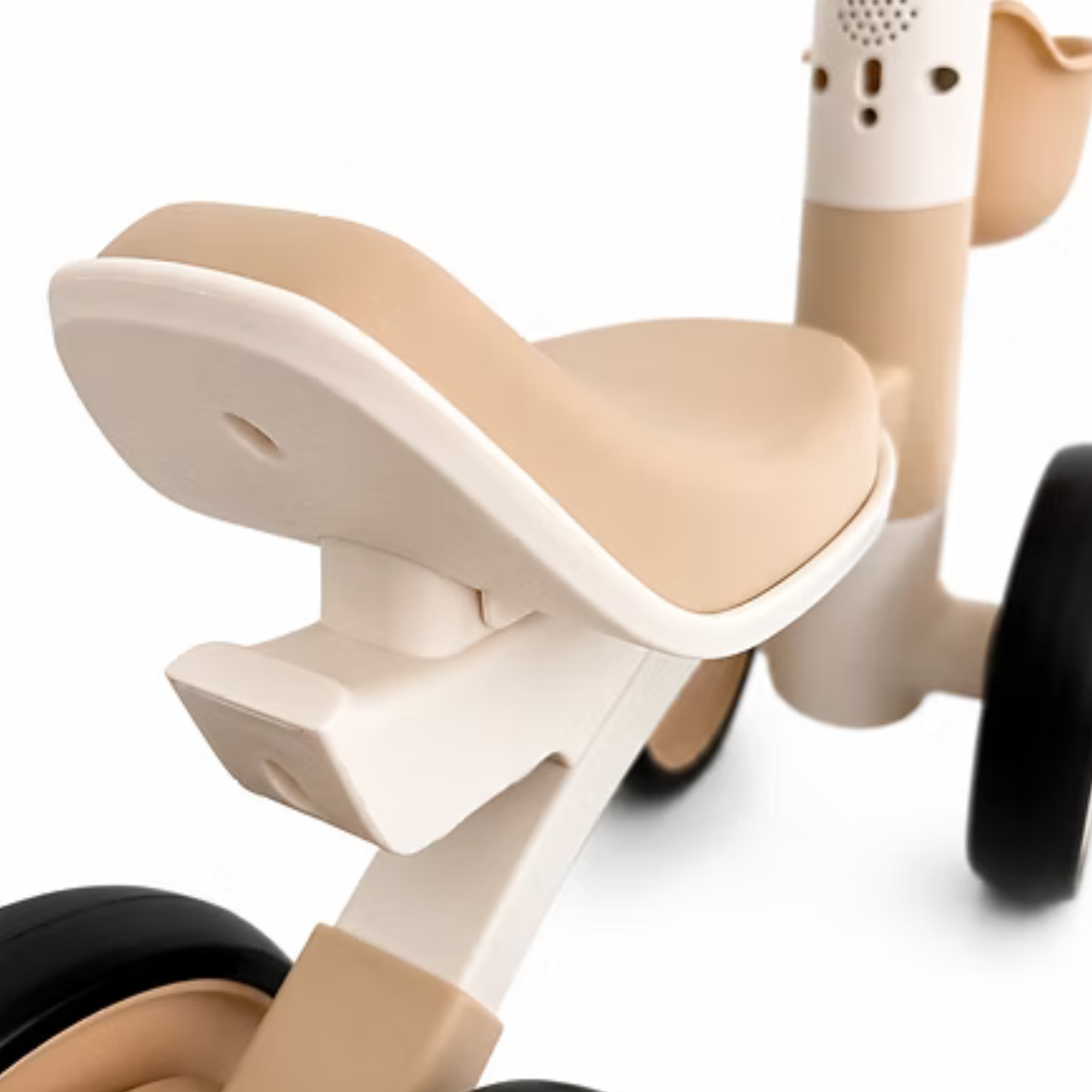 Bicicleta de Equilíbrio 4 Rodas ZIG ZAG cor Marrom Passear Baby - 41304