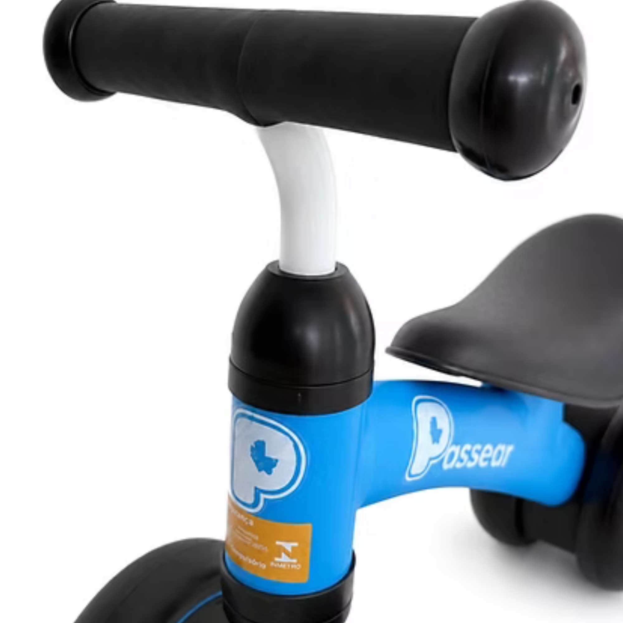 Bicicleta de Equilíbrio 4 Rodas YUPI cor Azul Passear Baby - 7908488107545