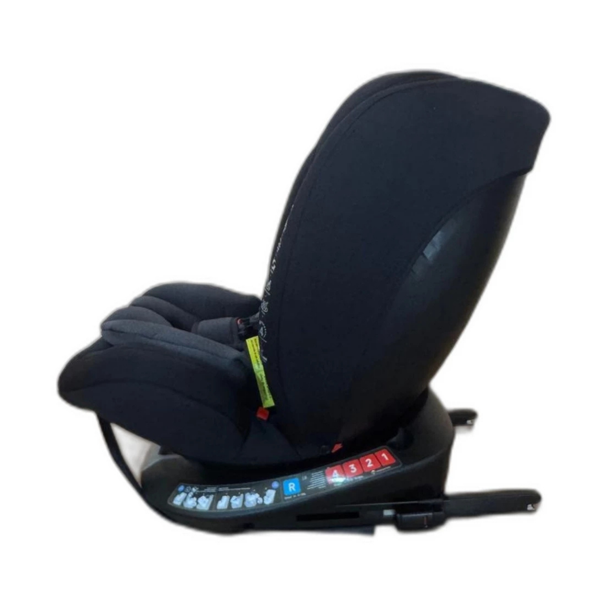 Cadeira para Carro Nora Plus com Isofix 360º Preta 0 a 36 Kg Passear Baby - 7908488108450