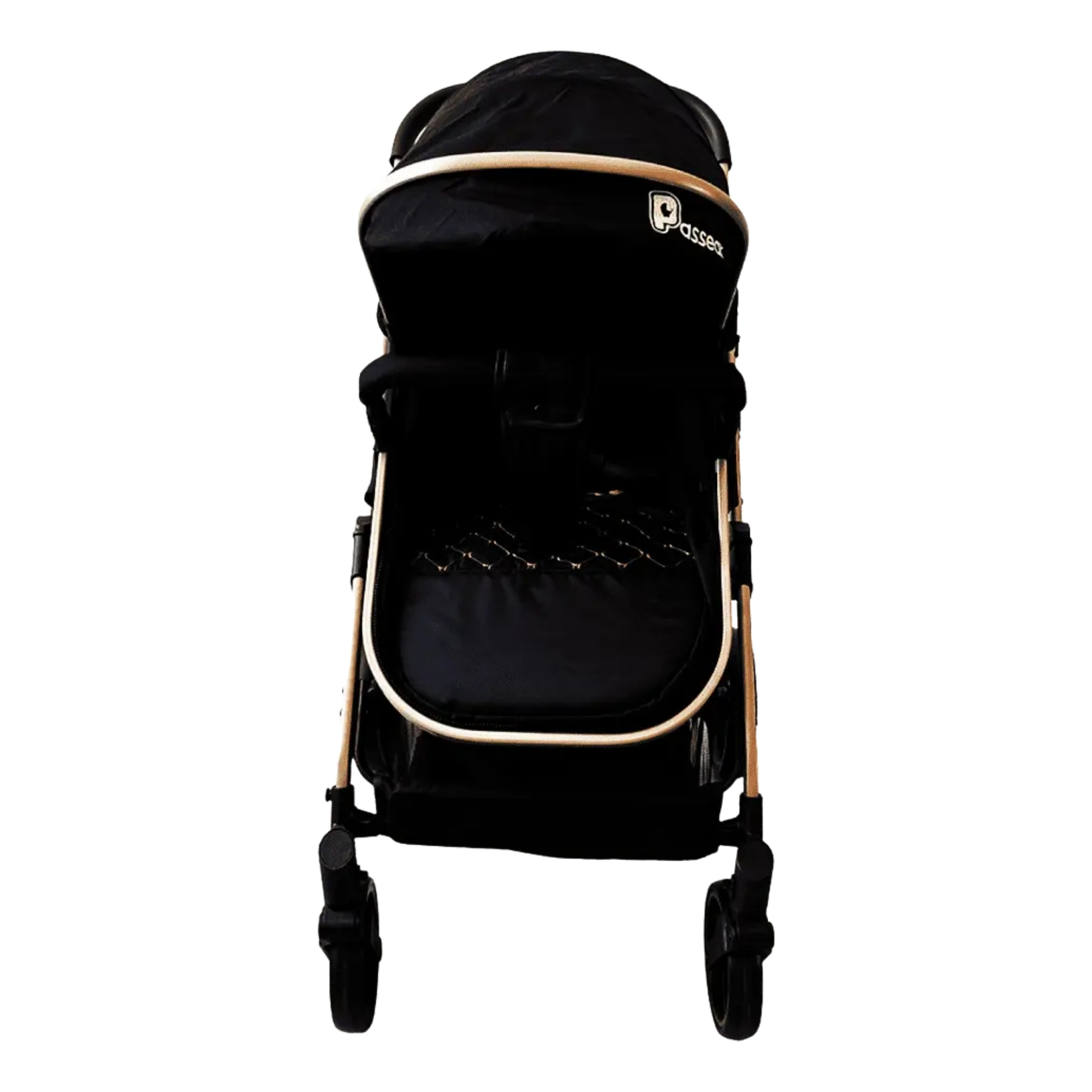 Carrinho Move Preto + Bebê Conforto Nina e Adaptador + Base Nina Passear Baby - 7908488106449