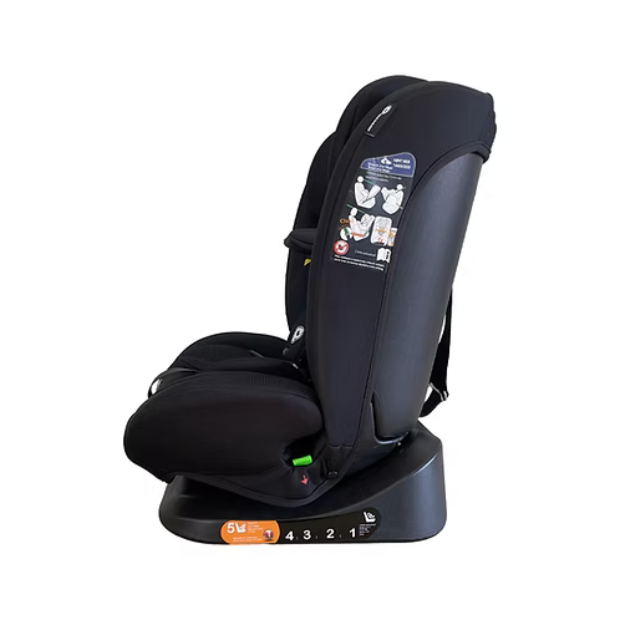 Cadeira Infantil para Carro Zaya Ajustável 0 a 36Kg cor Preta Passear Baby - 31944