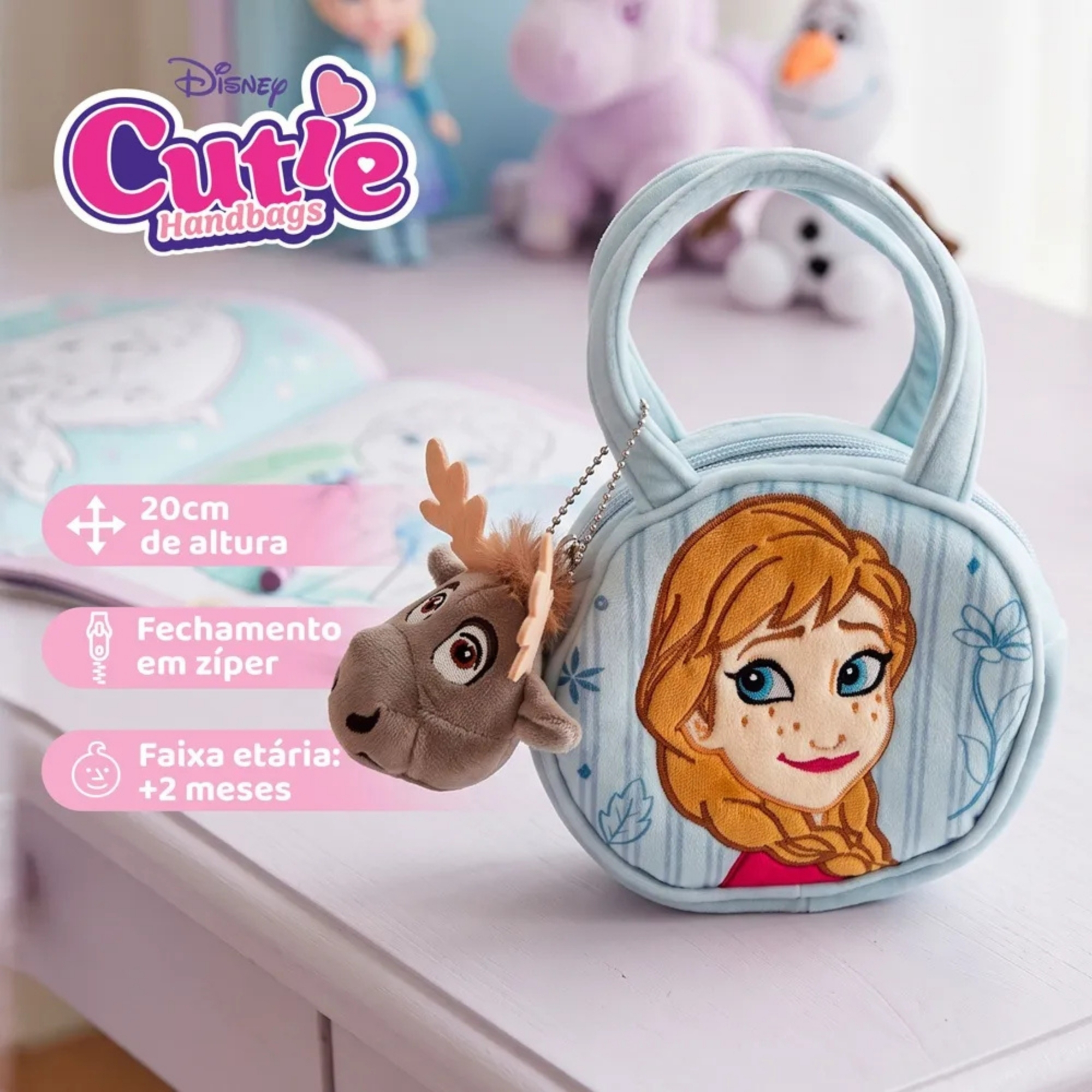 Bolsa Infantil Disney Frozen Anna Cutie Handbags Multikids - BR2588