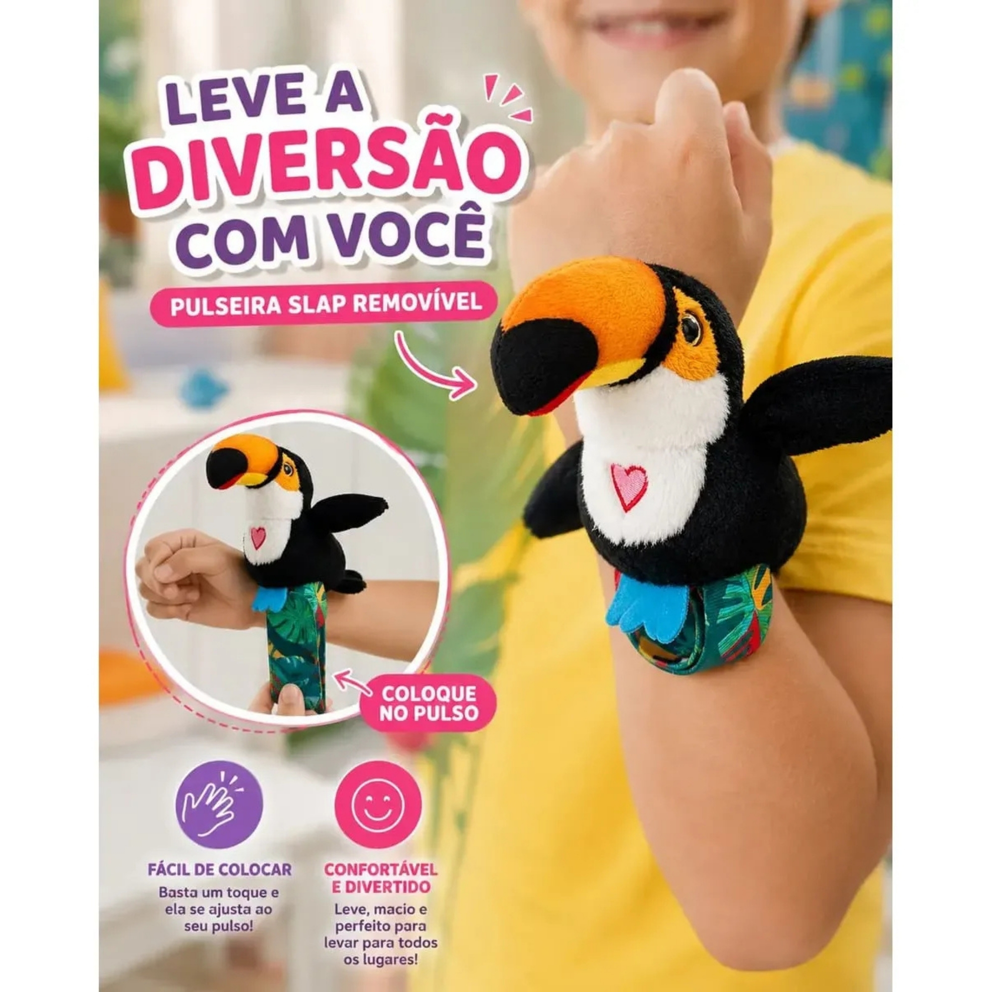 Pelúcia Interativa Happy Yappers Tucano Multikids - BR2777