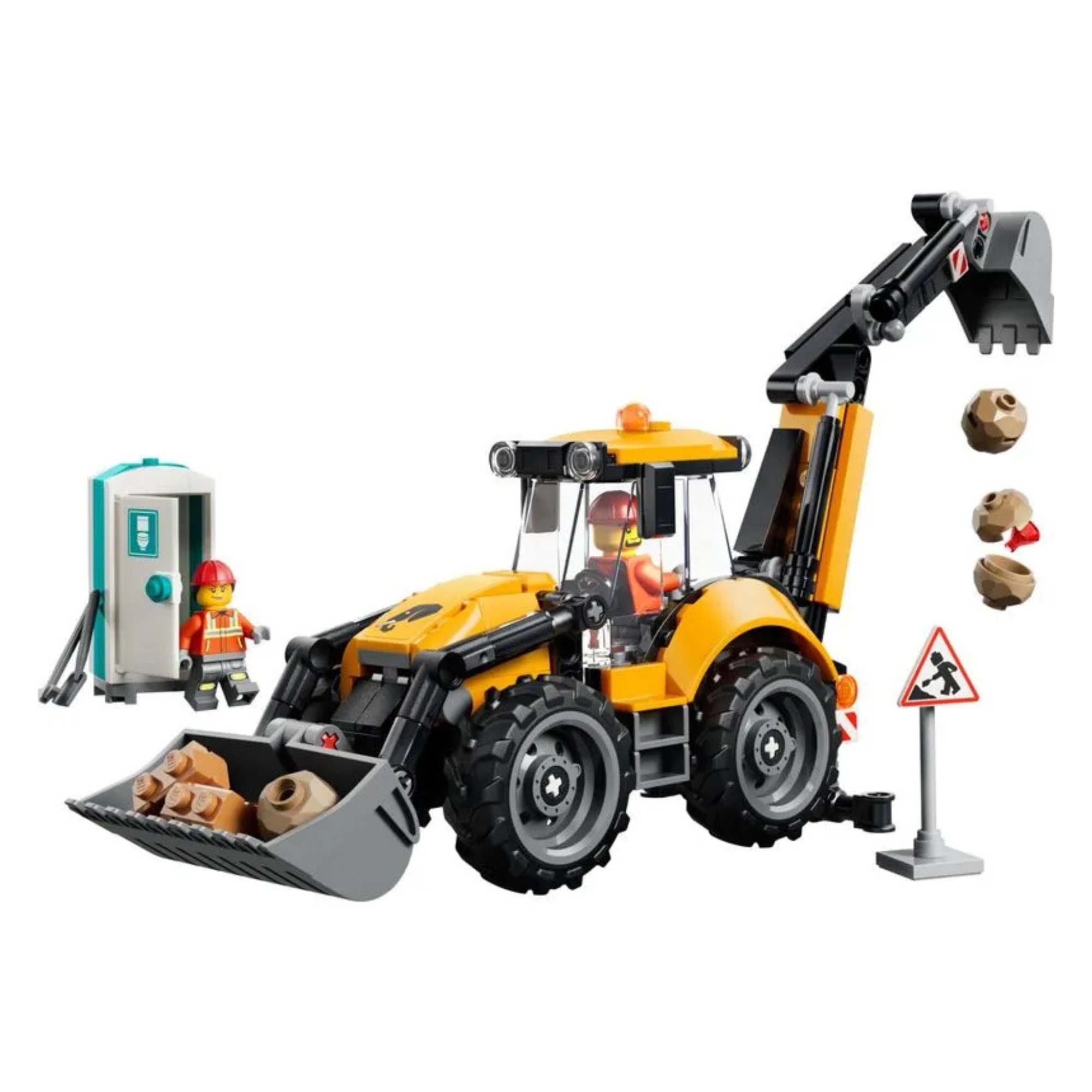 LEGO City - Retroescavadeira amarela com 301 Peças - 4111160480