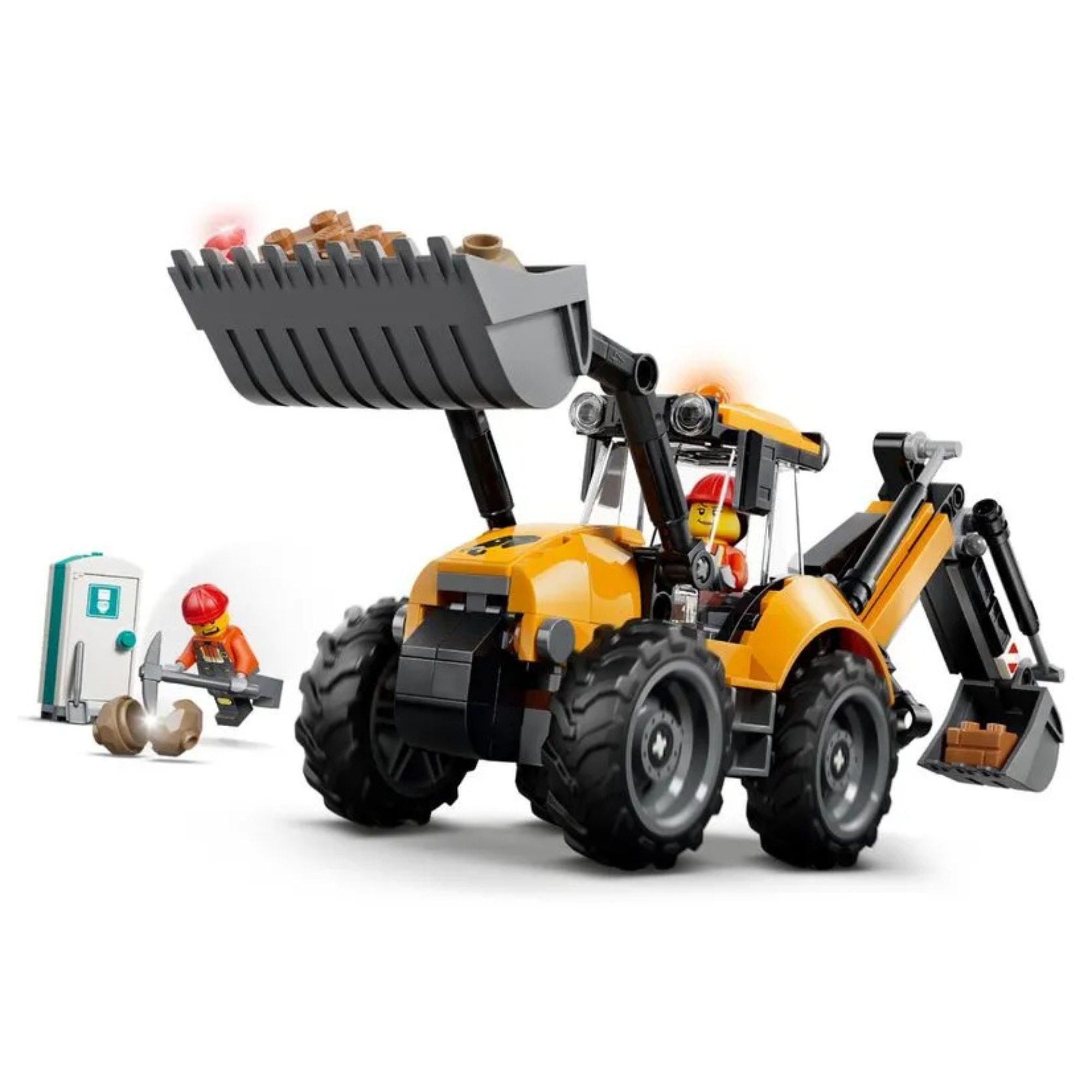 LEGO City - Retroescavadeira amarela com 301 Peças - 4111160480
