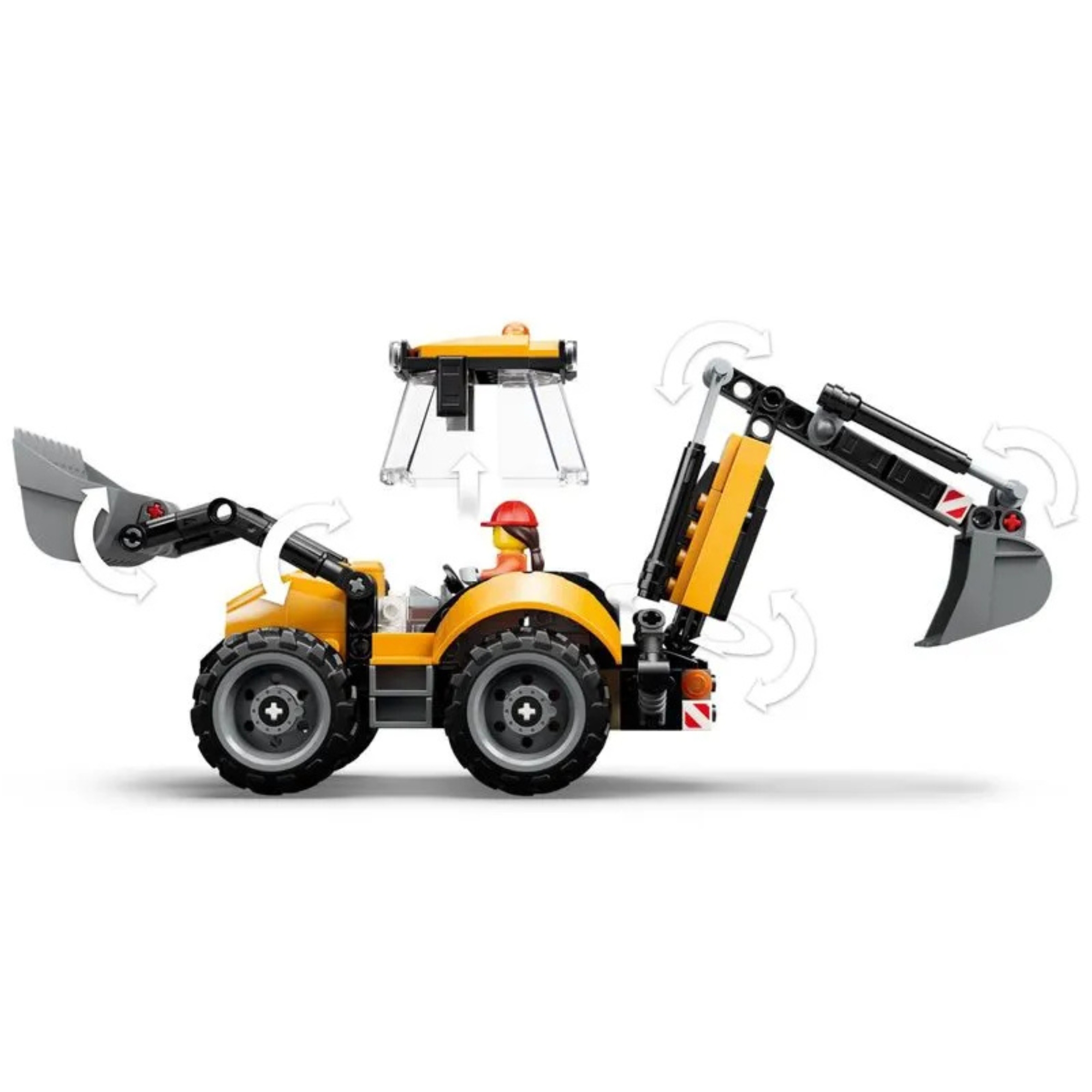 LEGO City - Retroescavadeira amarela com 301 Peças - 4111160480