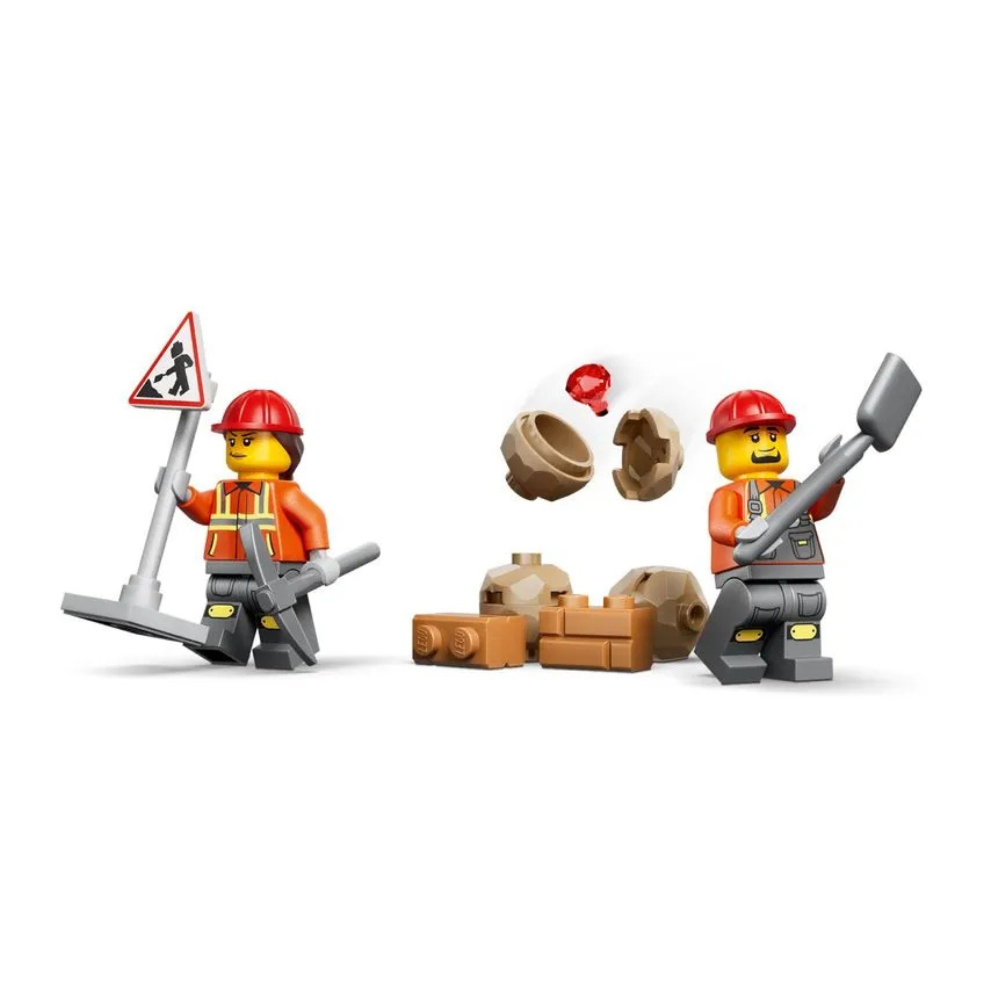 LEGO City - Retroescavadeira amarela com 301 Peças - 4111160480