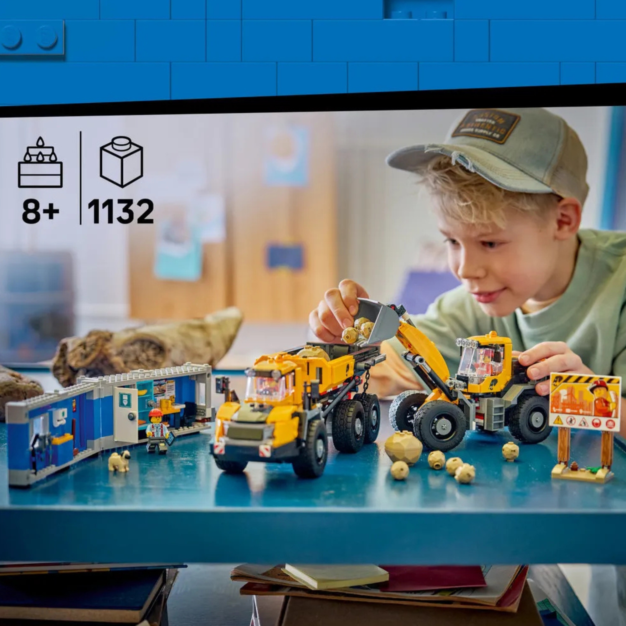 LEGO  City Big Vehicles Caminhão Basculante E Pá Carregadeira 1132 Peças - 4111160494