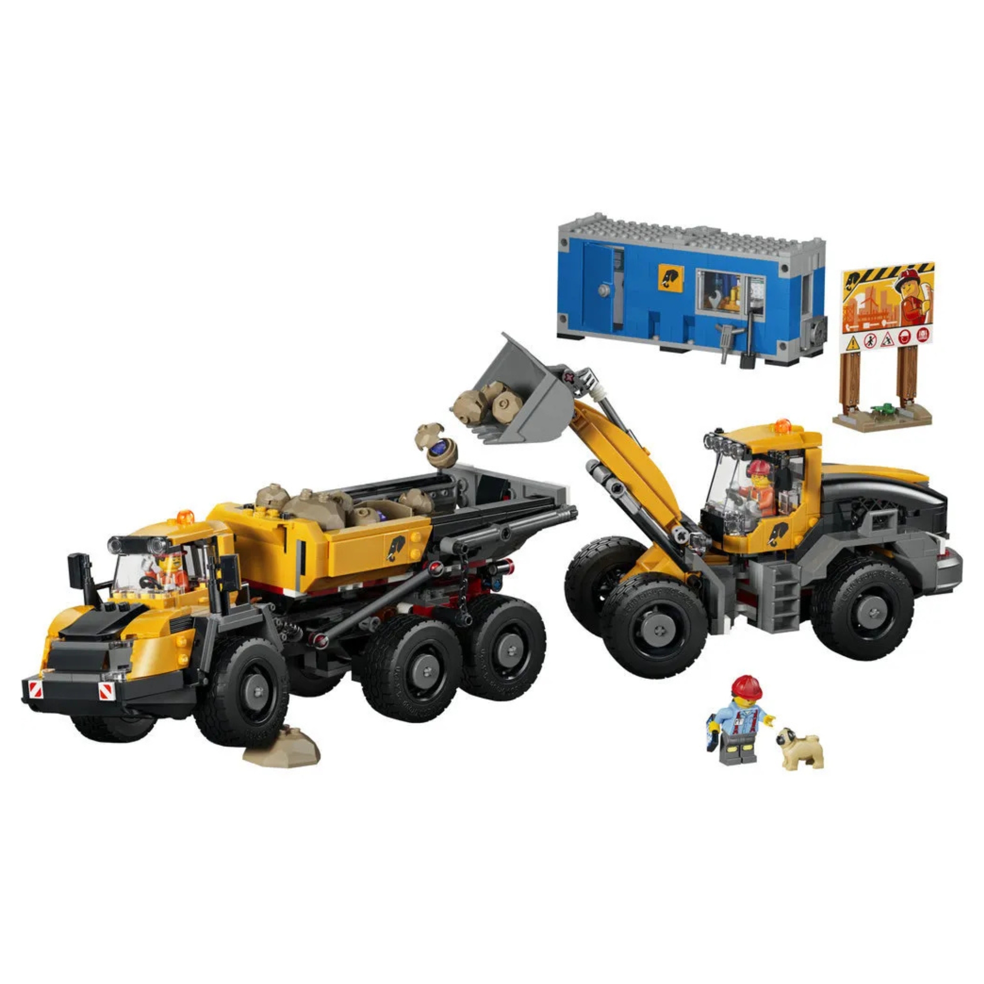LEGO  City Big Vehicles Caminhão Basculante E Pá Carregadeira 1132 Peças - 4111160494