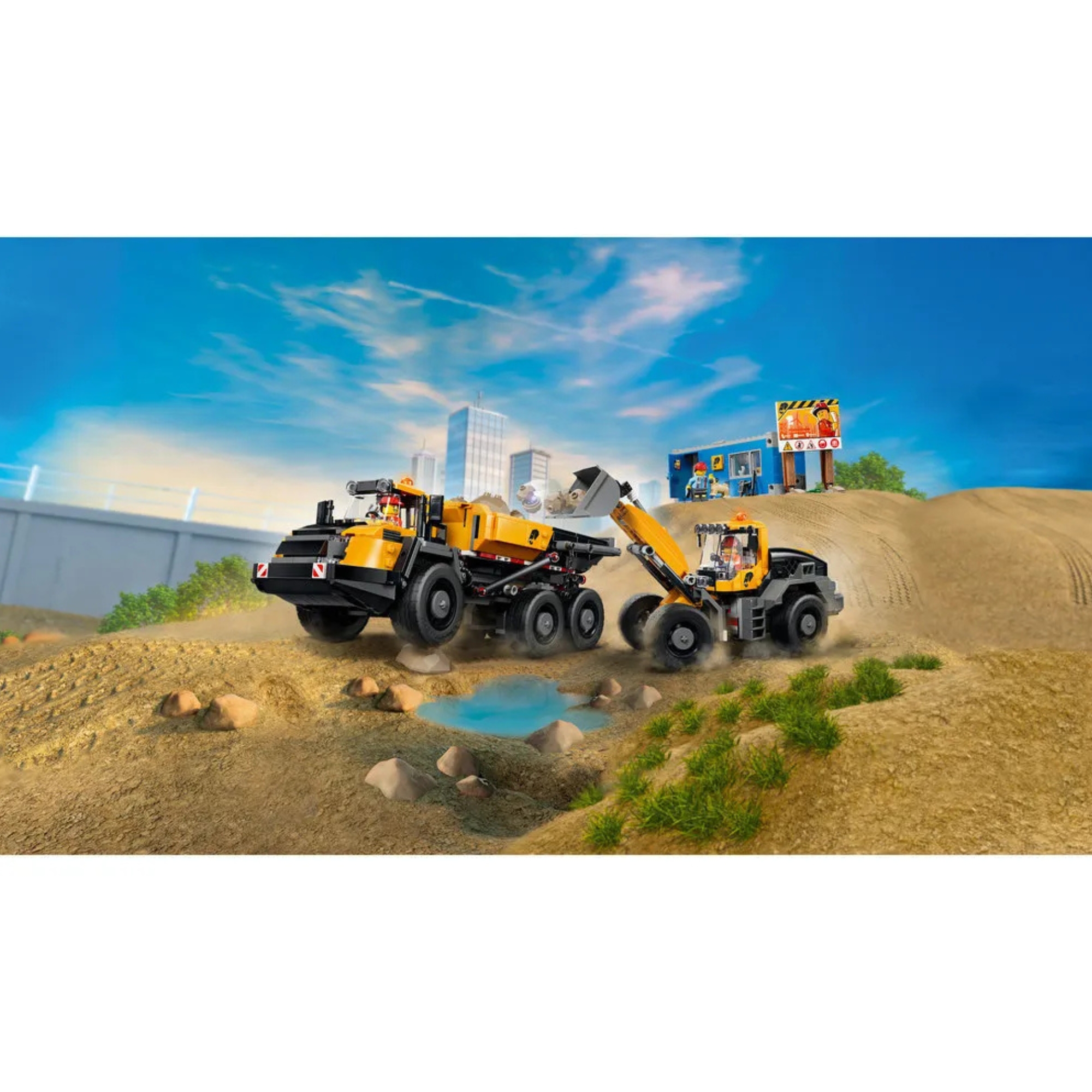 LEGO  City Big Vehicles Caminhão Basculante E Pá Carregadeira 1132 Peças - 4111160494