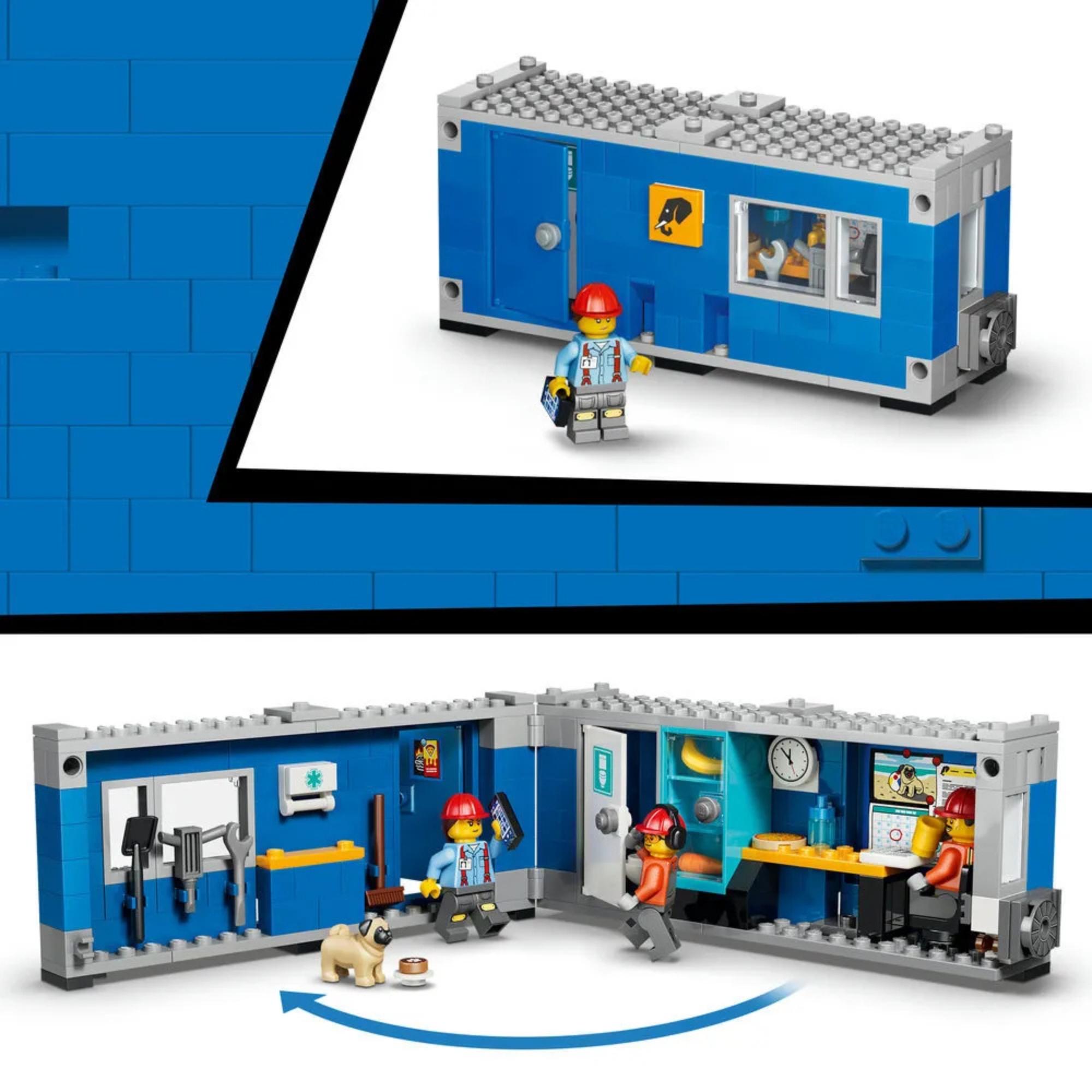 LEGO  City Big Vehicles Caminhão Basculante E Pá Carregadeira 1132 Peças - 4111160494