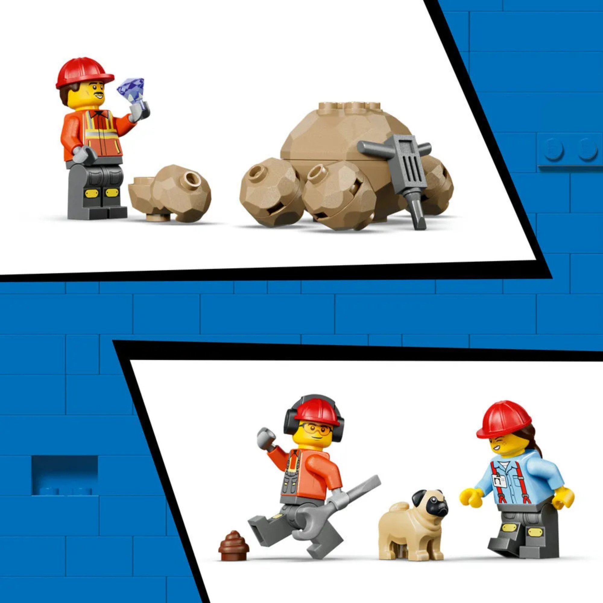 LEGO  City Big Vehicles Caminhão Basculante E Pá Carregadeira 1132 Peças - 4111160494