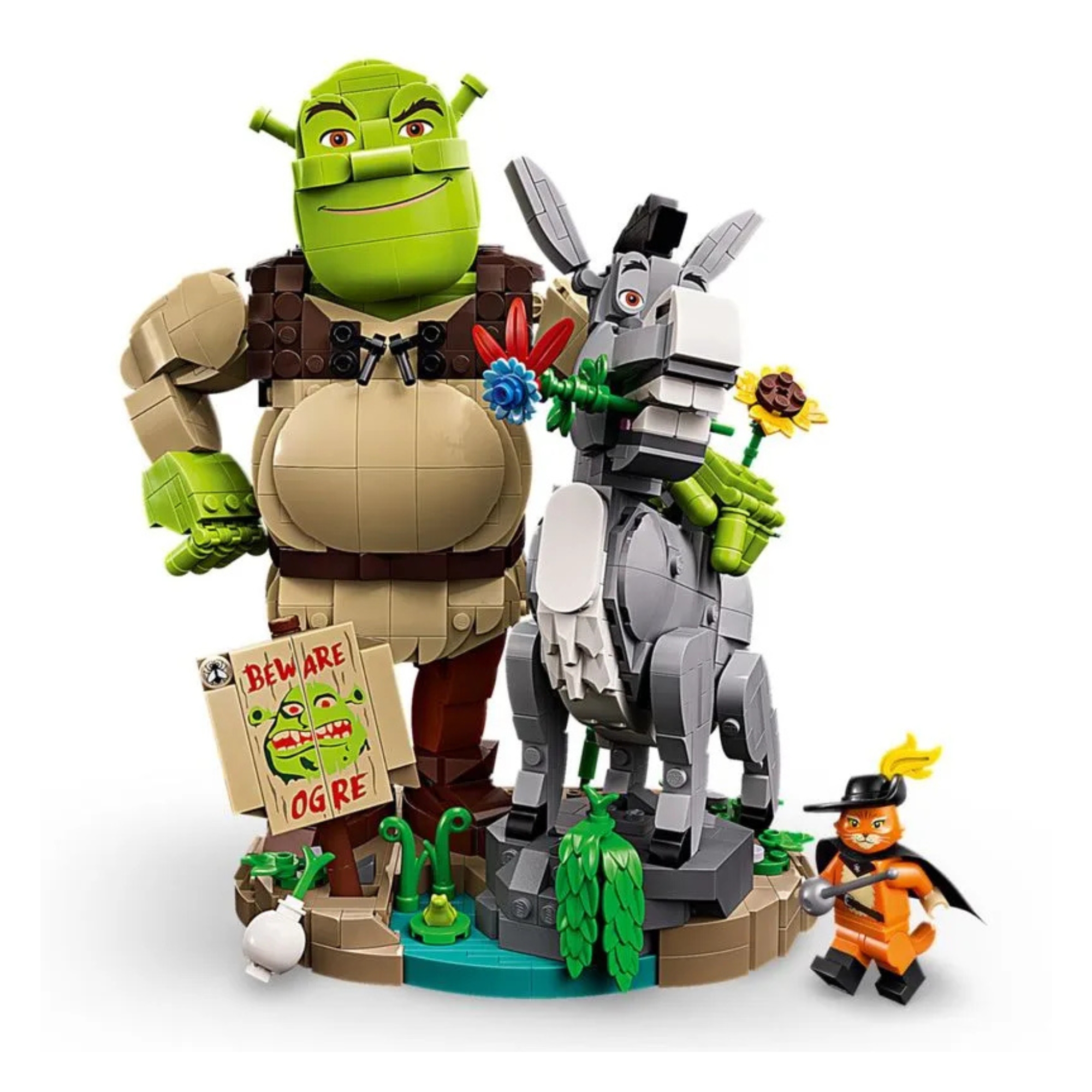 LEGO Shrek, Burro e Gato de Botas 1403 Peças - 4111172423
