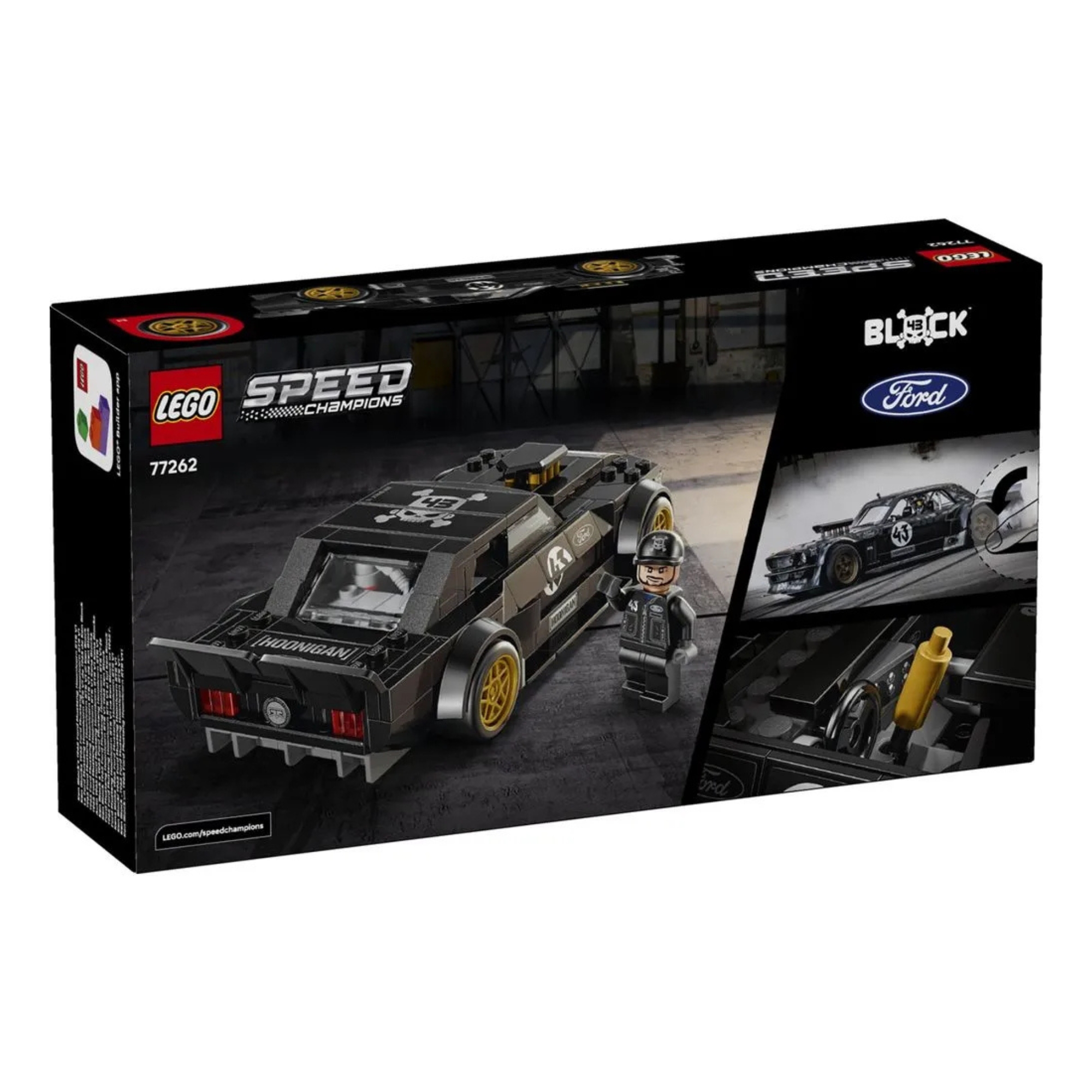 LEGO Speed Champions Ford Mustang Hoonicorn V1 de 1965 de Ken Block 345 Peças - 4111177262