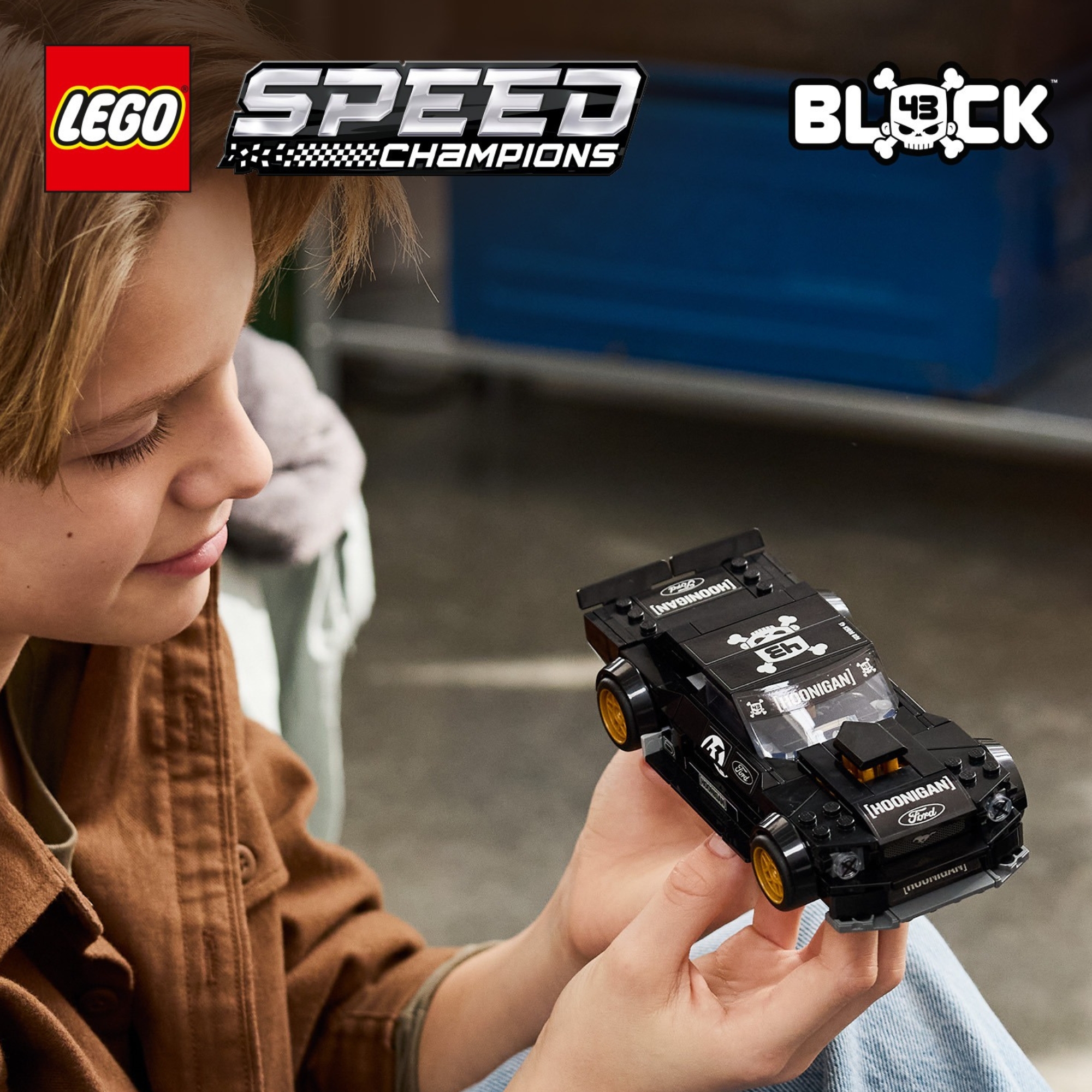 LEGO Speed Champions Ford Mustang Hoonicorn V1 de 1965 de Ken Block 345 Peças - 4111177262