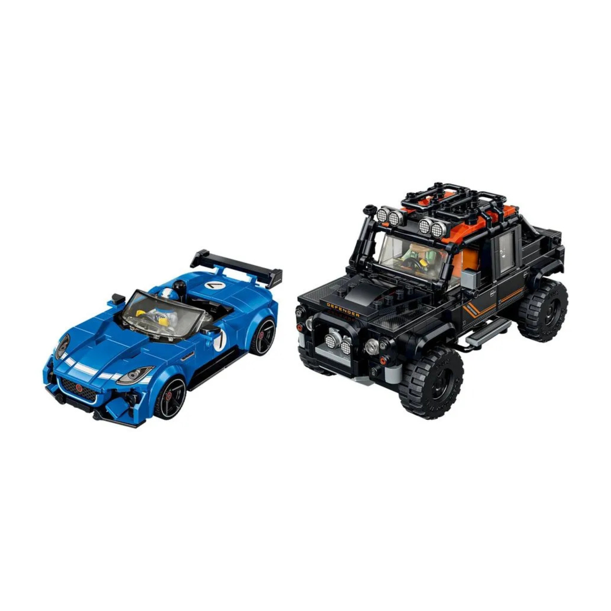 LEGO Speed Champions Jaguar Project 7 e Land Rover Defender 740 peças - 4111177264