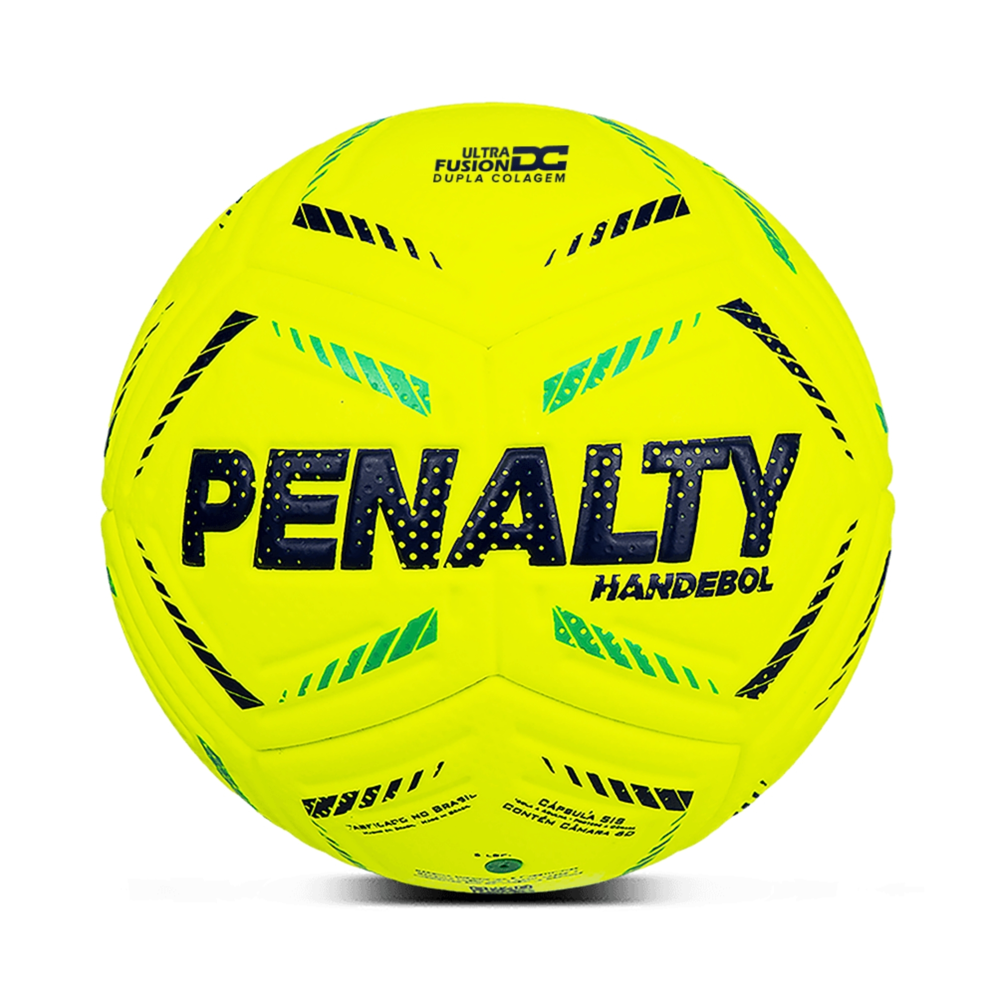 Bola de Handebol Infantil H1L Ultra Fusion XXVI Amarela e Verde Penalty - 5214652600-U
