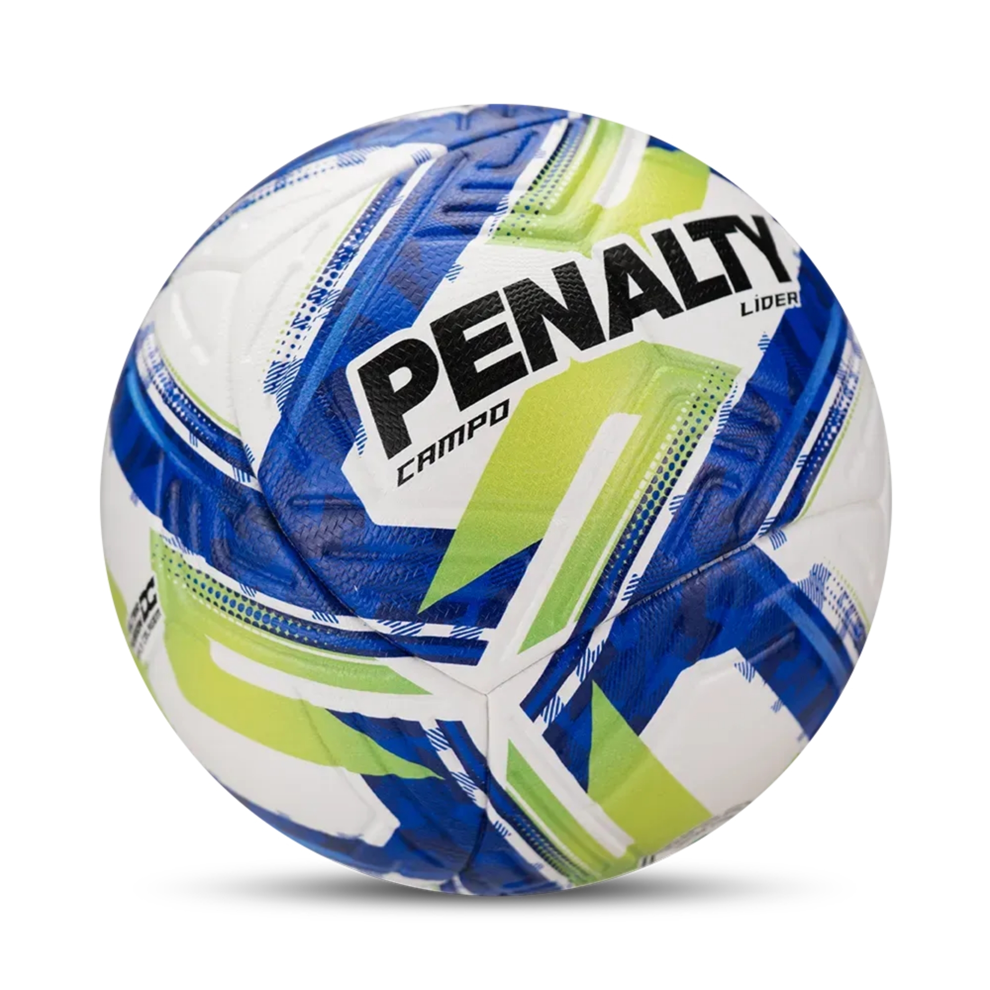 Bola Campo Lider XXVI Branca Azul e Verde Penalty - 5214471450-U