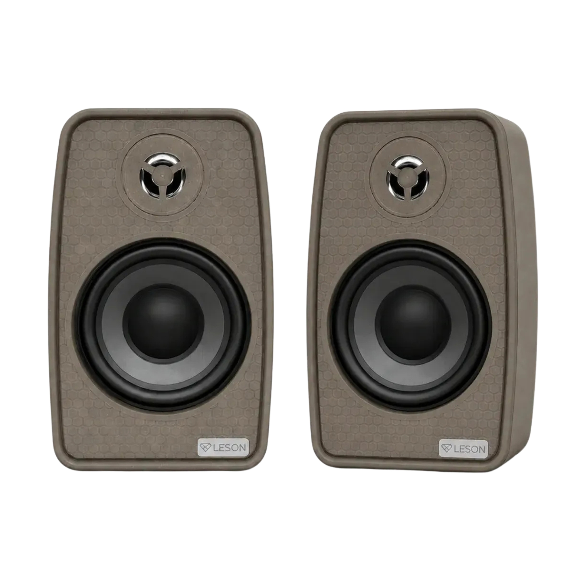 Par de Caixas de Som Ambiente 4 Polegadas 70W 8Ohms cor Cinza Petra Leson - 2LS70CX04