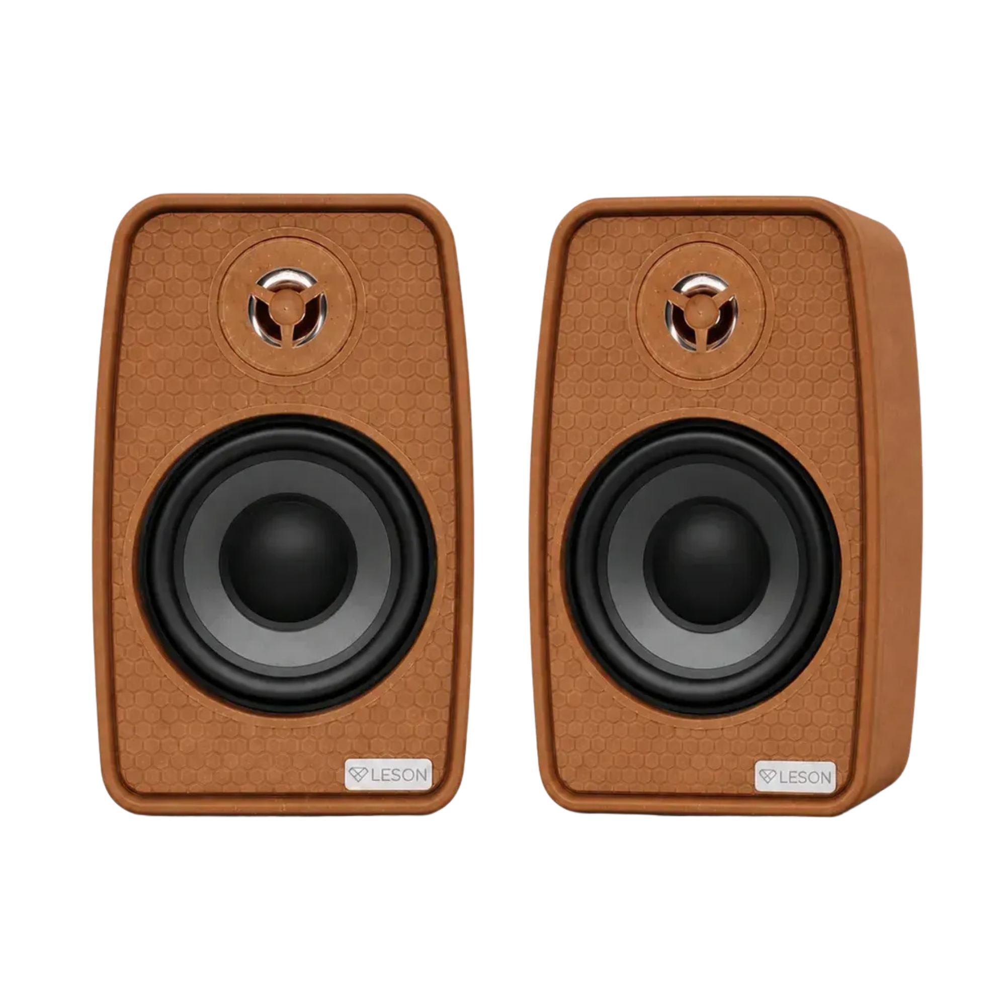 Par de Caixas de Som Ambiente 4 Polegadas 70W 8Ohms cor Terracota Leson - 2LS70CX01