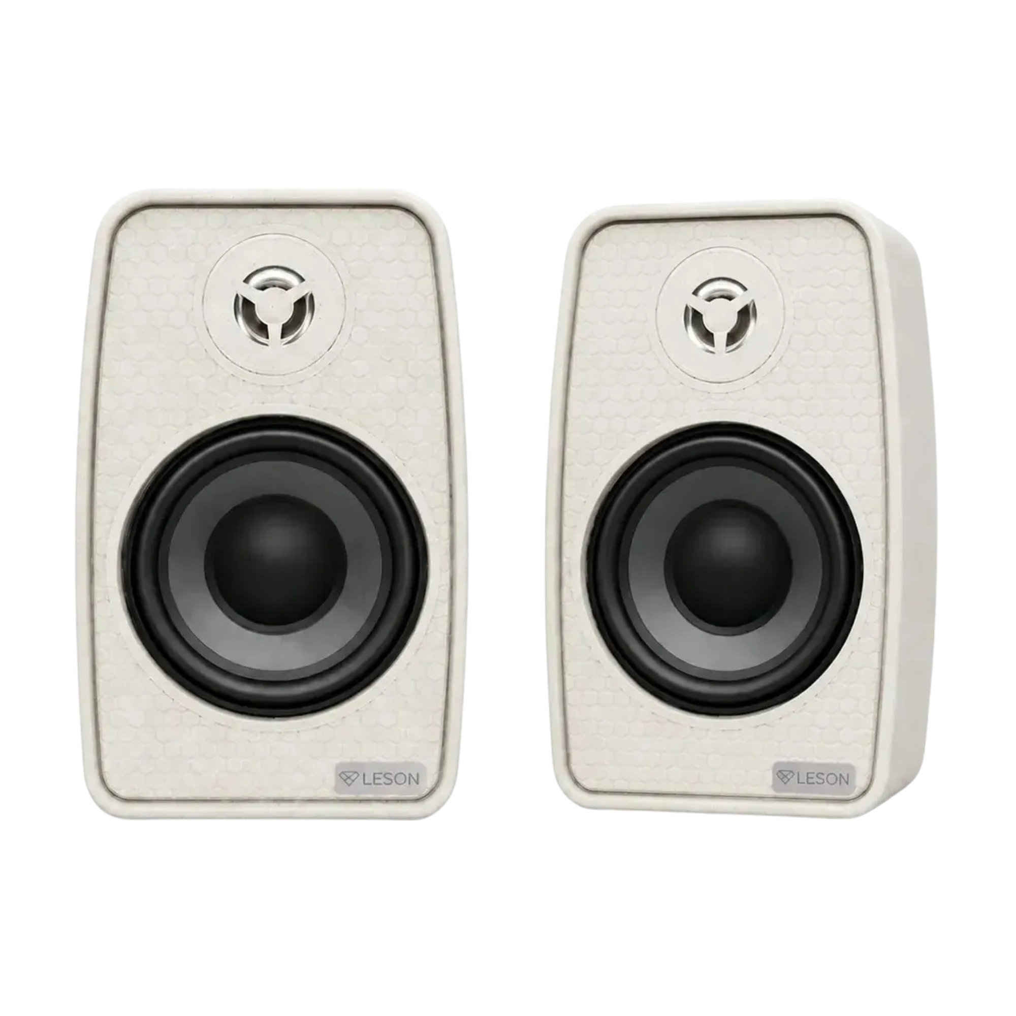Par de Caixas de Som Ambiente 4 Polegadas 8Ohms 70W cor Marfim Leson - 2LS70CX02