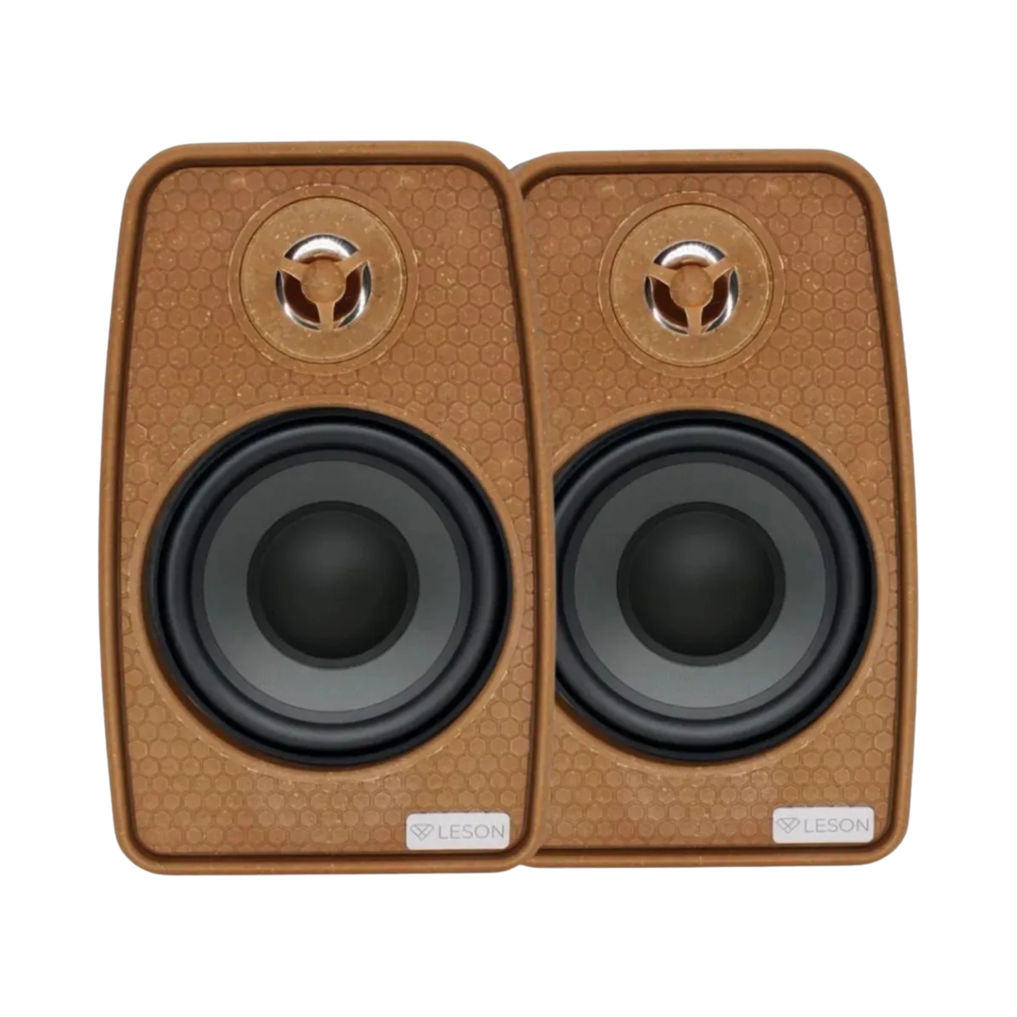 Par de Caixas de Som Ambiente 4 Polegadas 70W 8Ohms cor Terracota Leson - 2LS70CX05