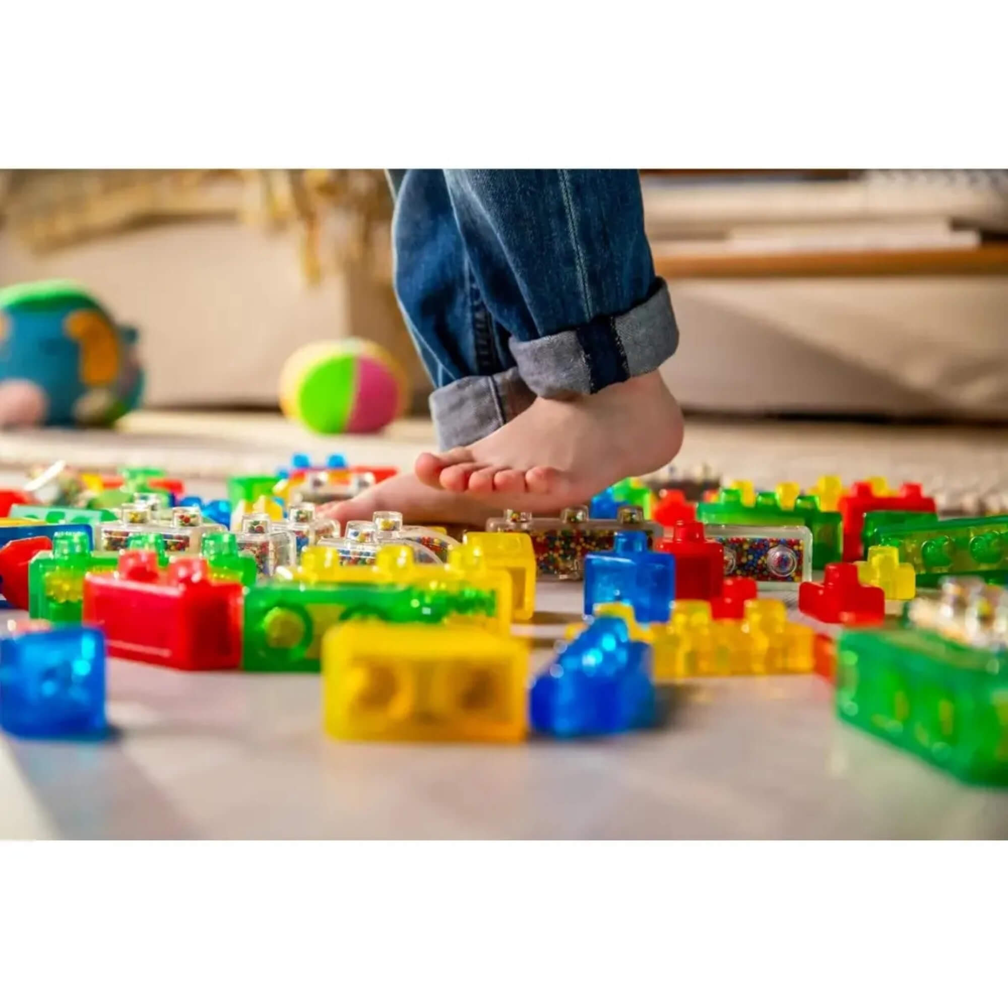 Jelly Blox Maleta 2 em 1 30 peças Multikids - BR2642