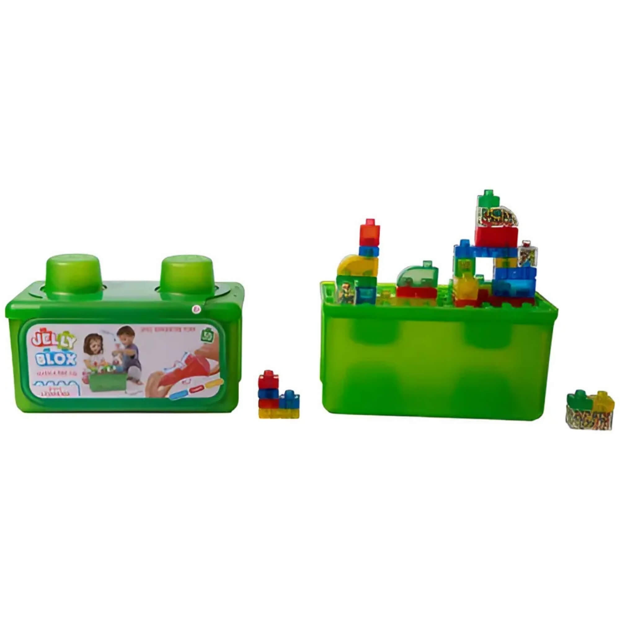 Jelly Blox Maleta 2 em 1 30 peças Multikids - BR2642