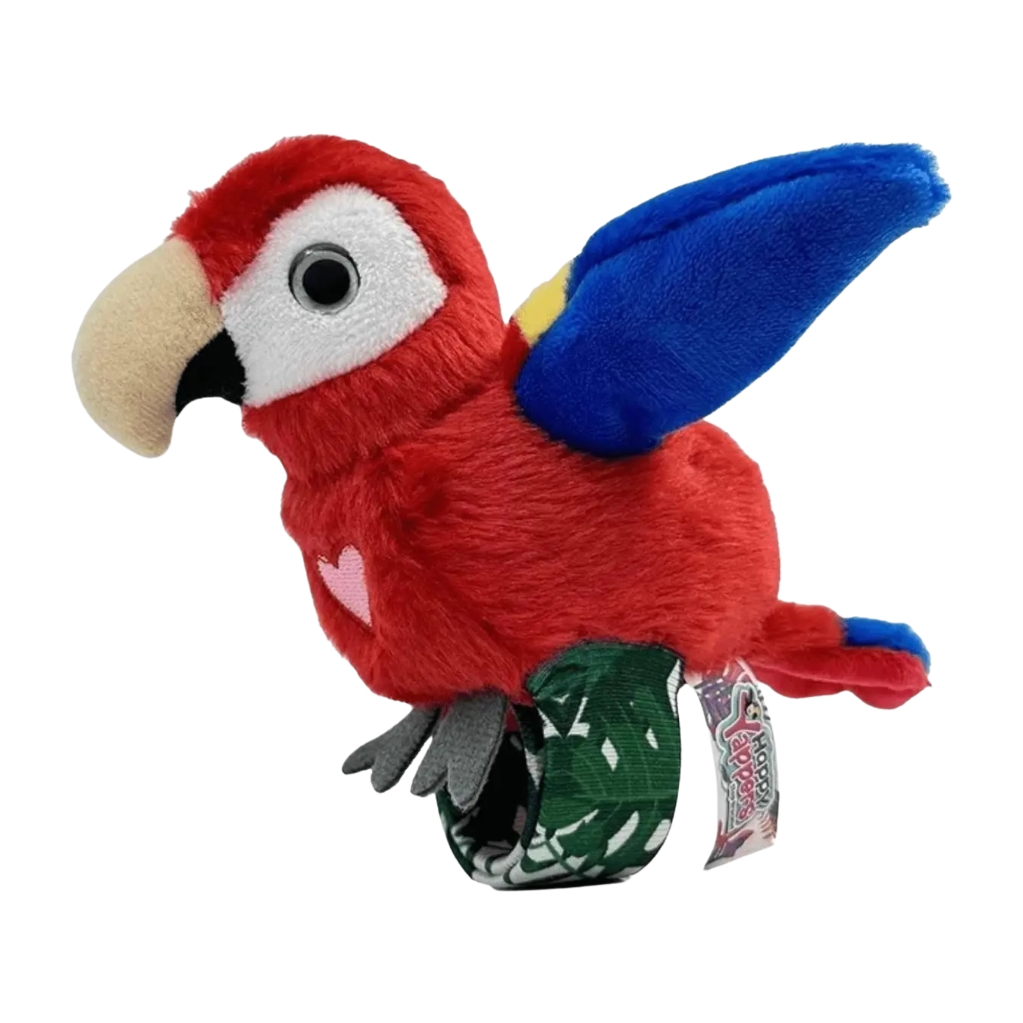 Pelúcia Interativa Happy Yappers Papagaio Vermelho Multikids - BR2779