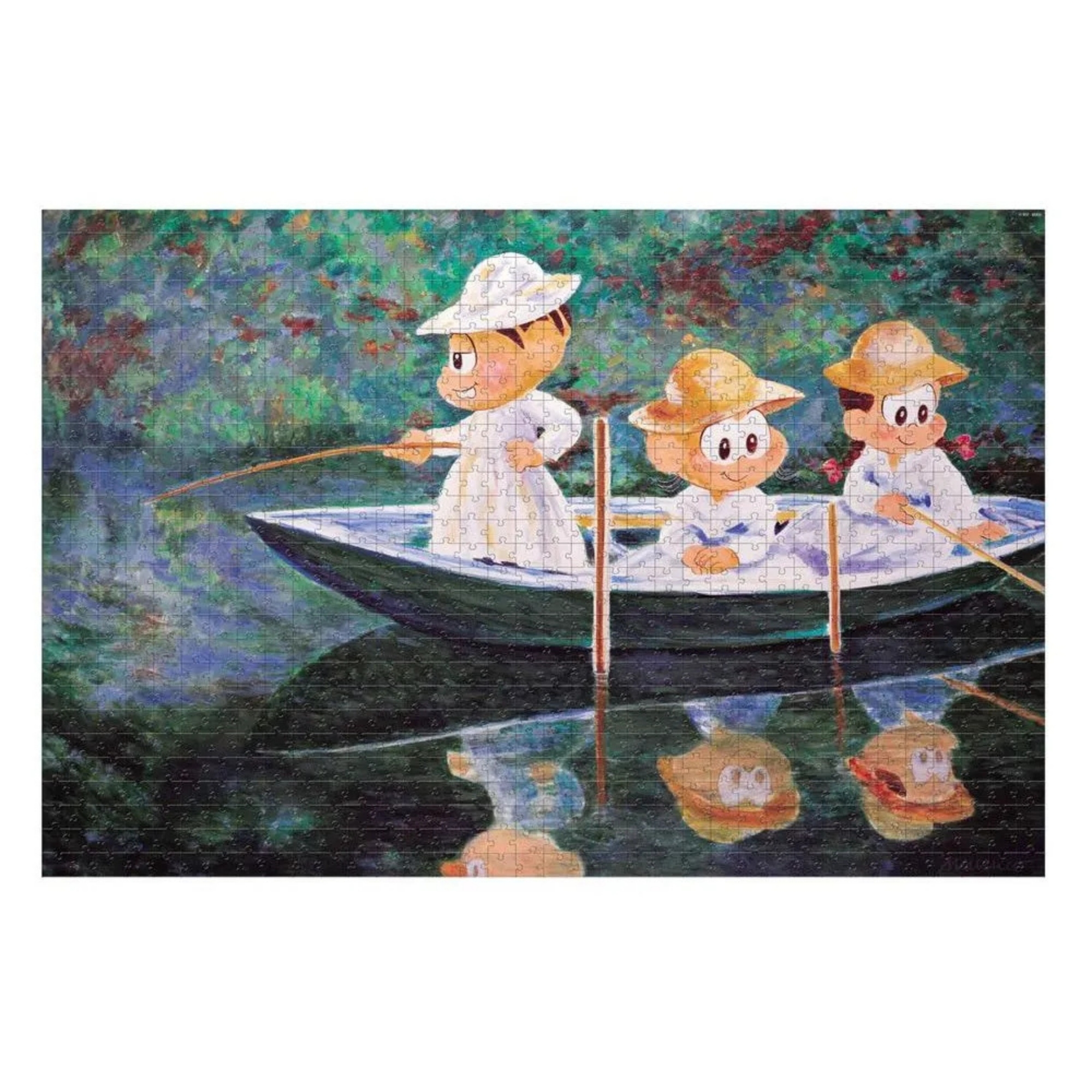 Quebra-Cabeça O Barco de Monet Turma da Mônica 1000 peças Mimo Toys - 2683