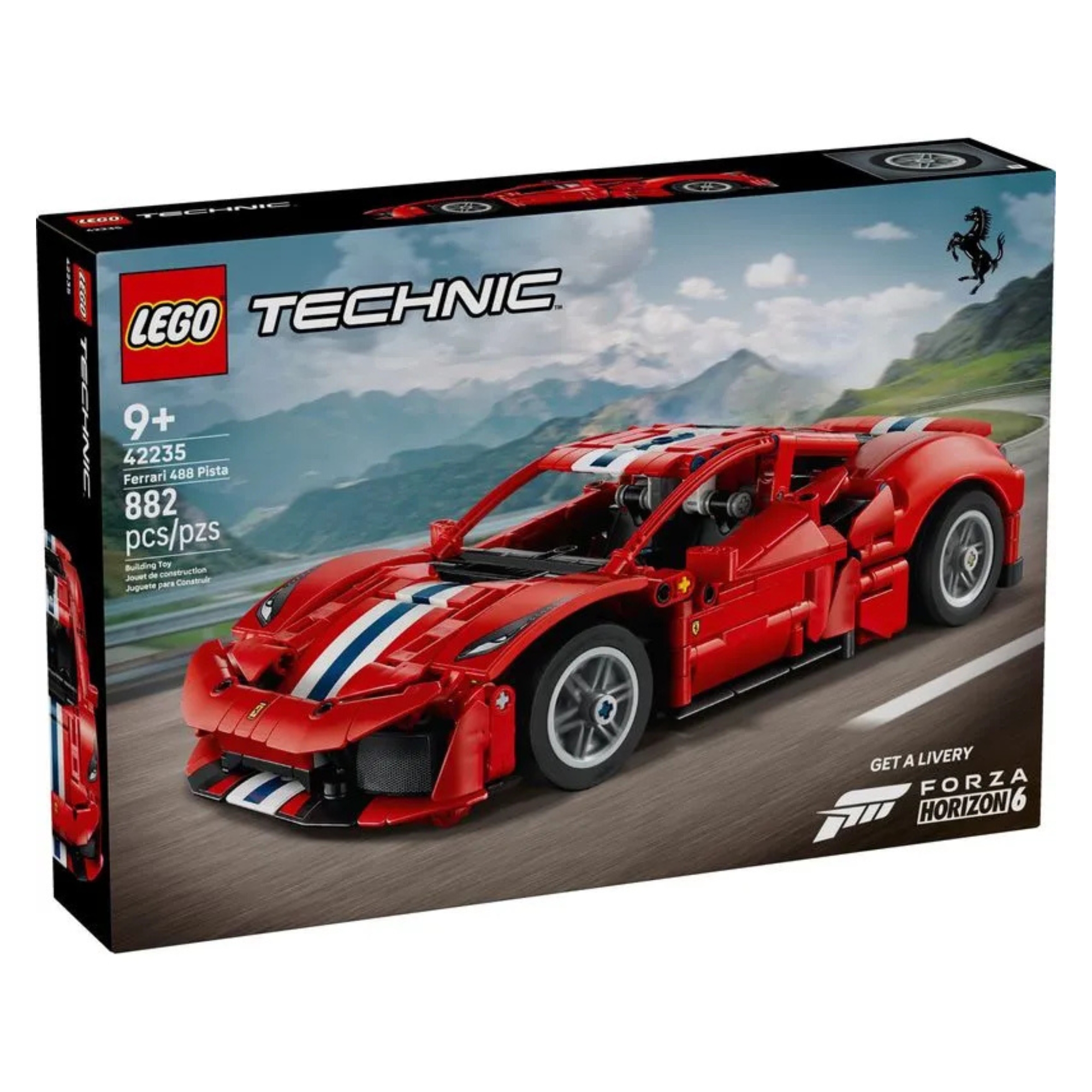 LEGO Technic Carro Ferrari 488 Pista com 882 peças - 4111142235