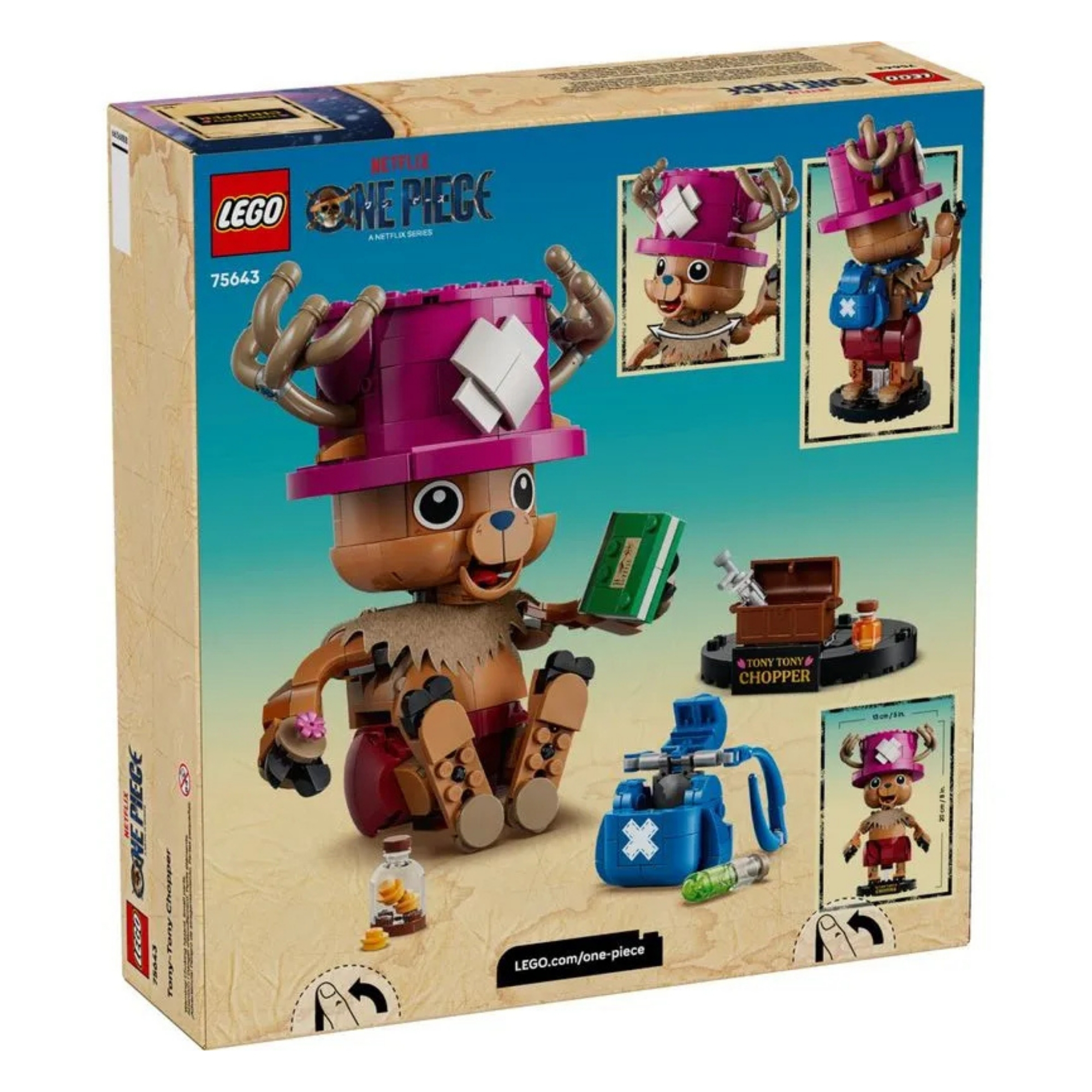 LEGO One Piece Tony Tony Chopper com 577 peças - 4111175643