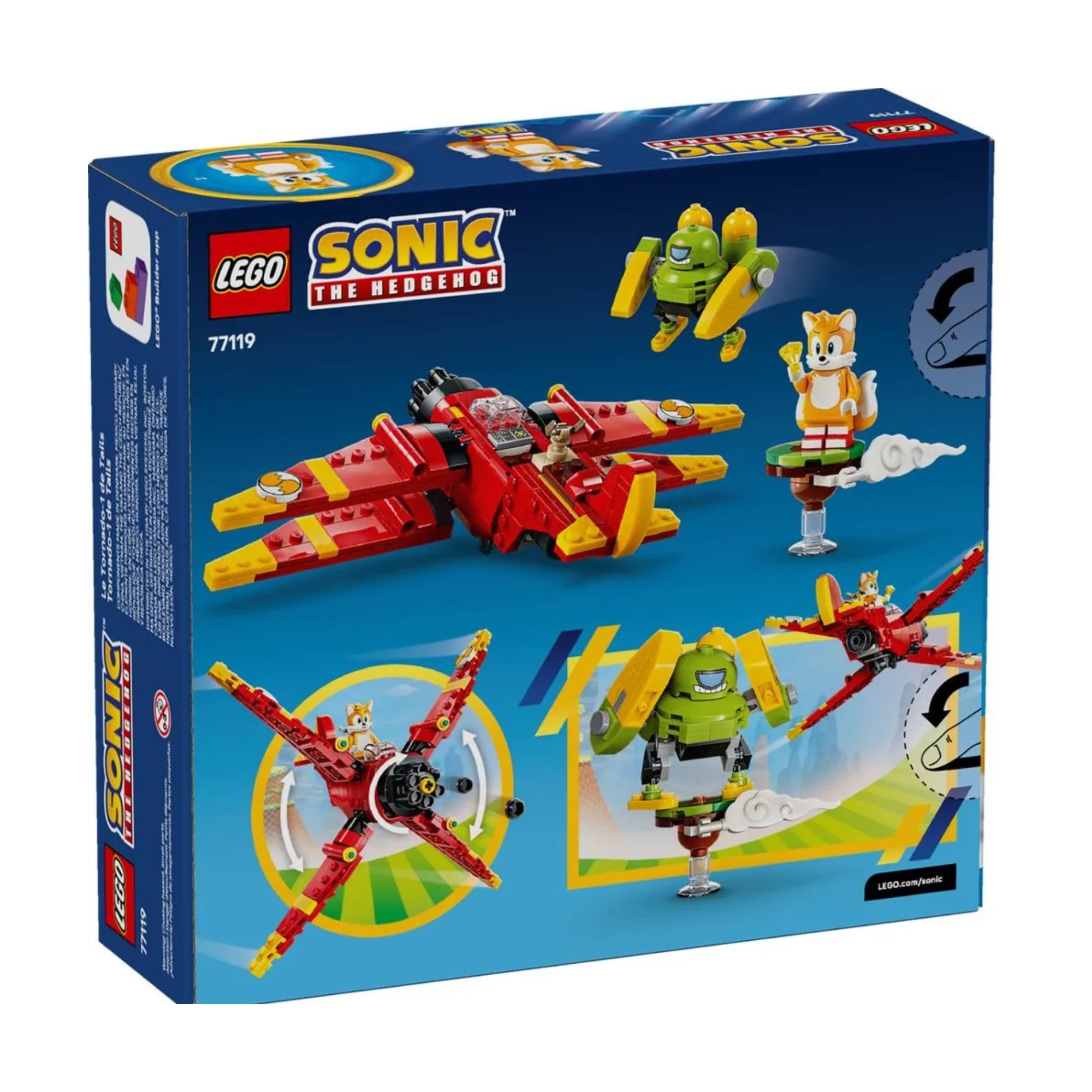 LEGO Sonic the Hedgehog Tornado-1 de Tails com 310 peças - 4111177119